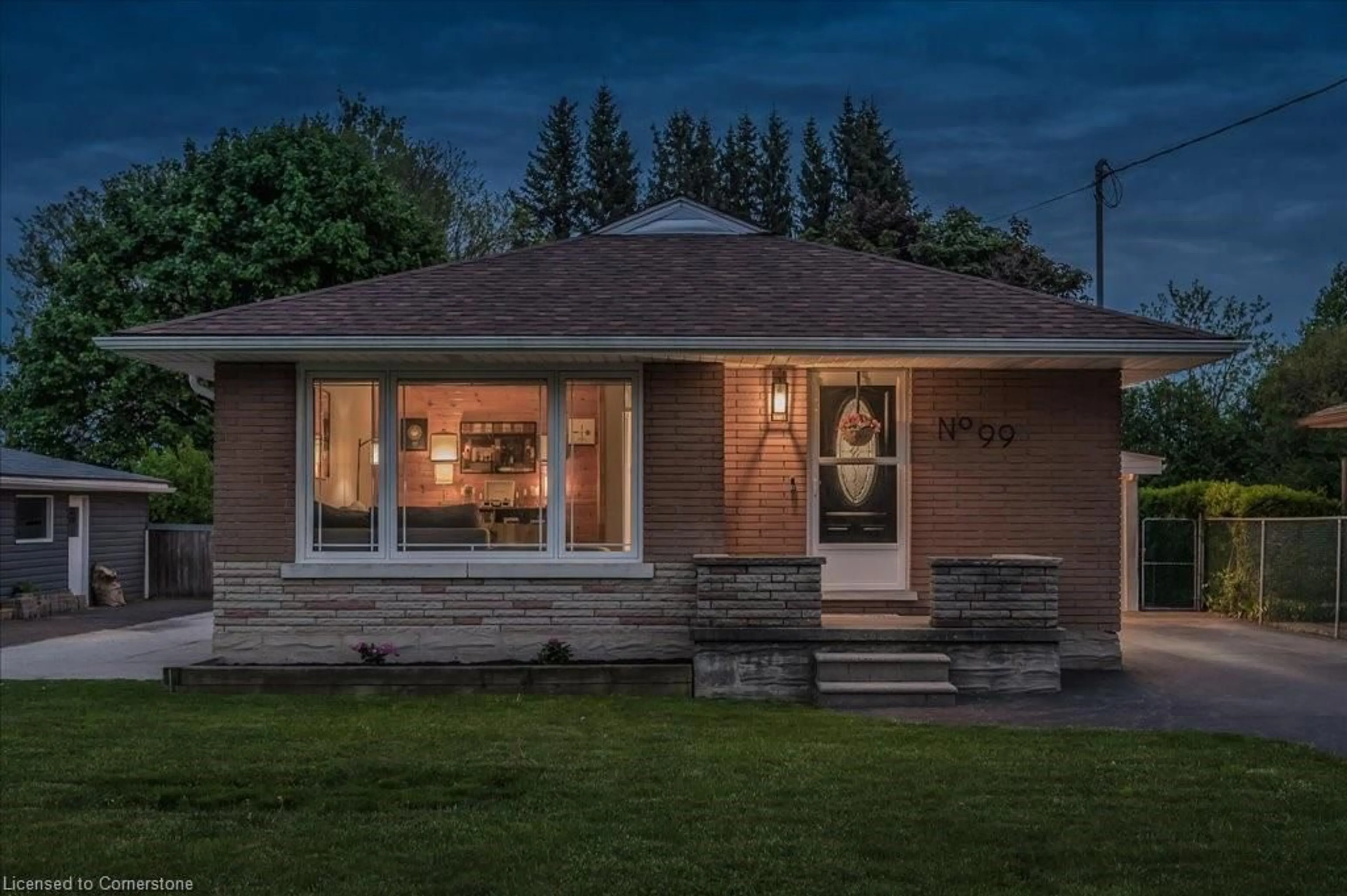 Home with brick exterior material, street for 99 Brandon Ave, Kitchener Ontario N2M 2J2
