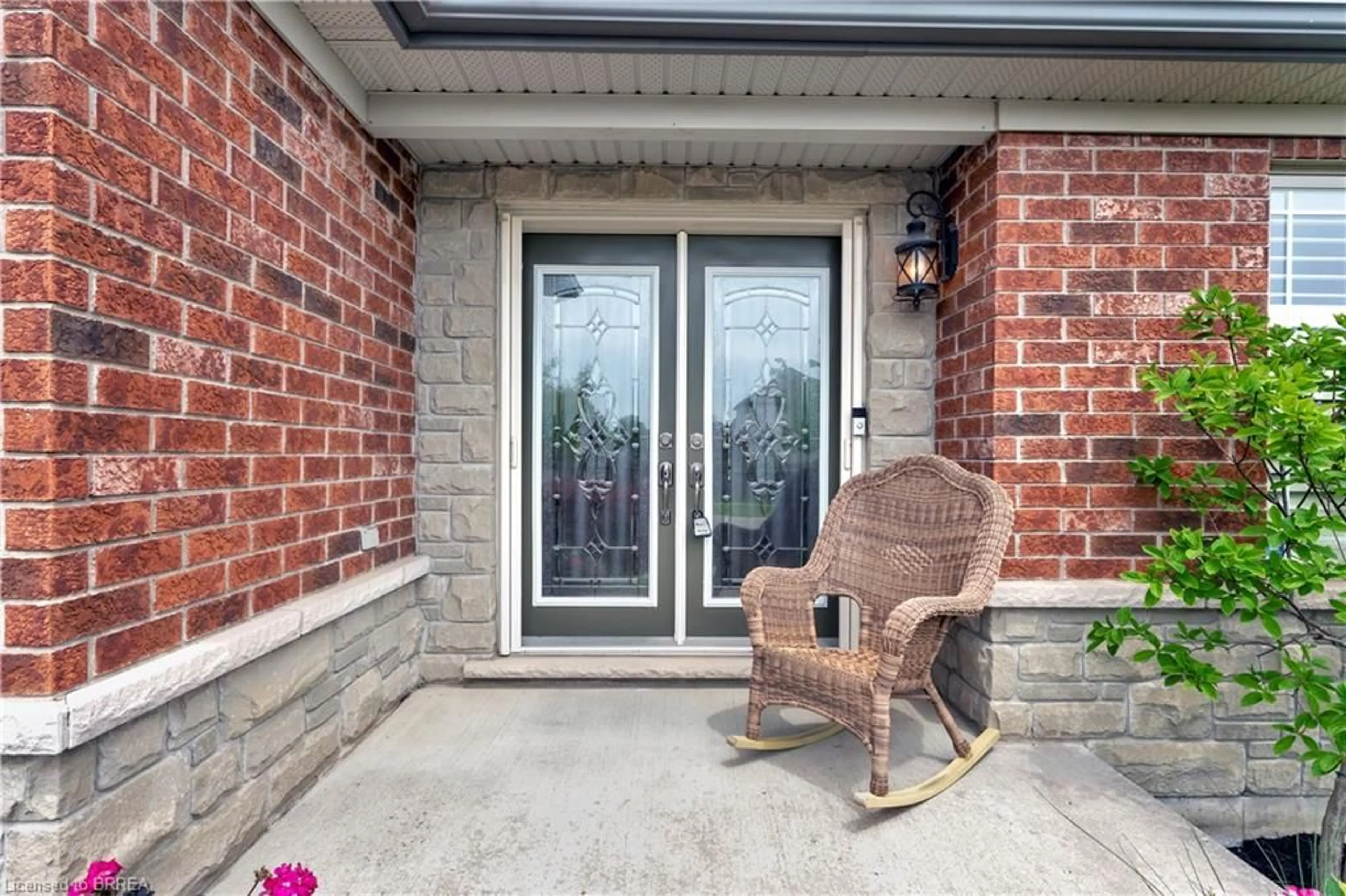 Home with brick exterior material, street for 4 Cardinal Lane, Paris Ontario N3L 4G5