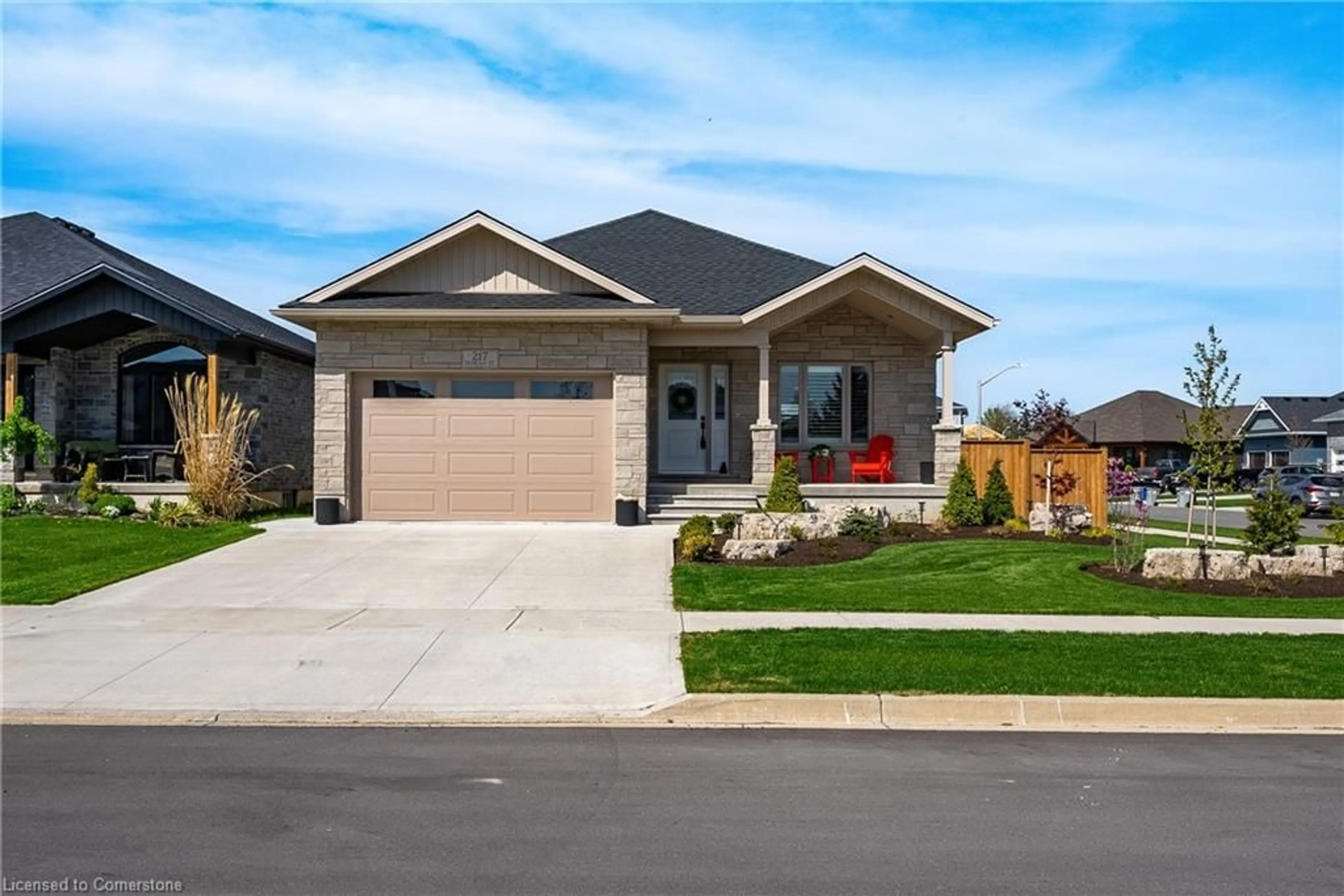 Home with brick exterior material, street for 217 Duncan St, Mitchell Ontario N0K 1N0