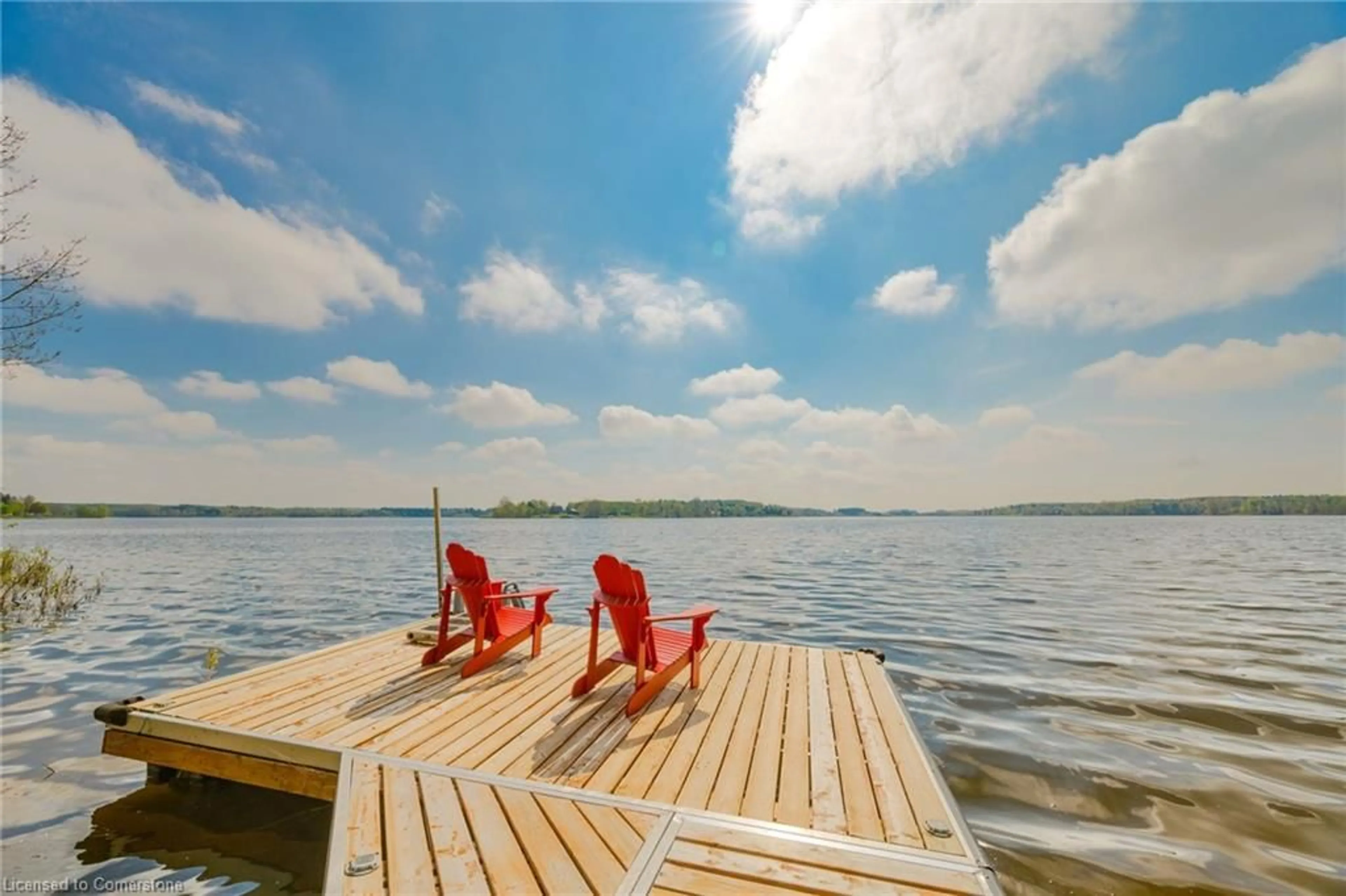 Patio, water/lake/river/ocean view for 1001 Road 10, Conestoga Lake Ontario N0G 1P0