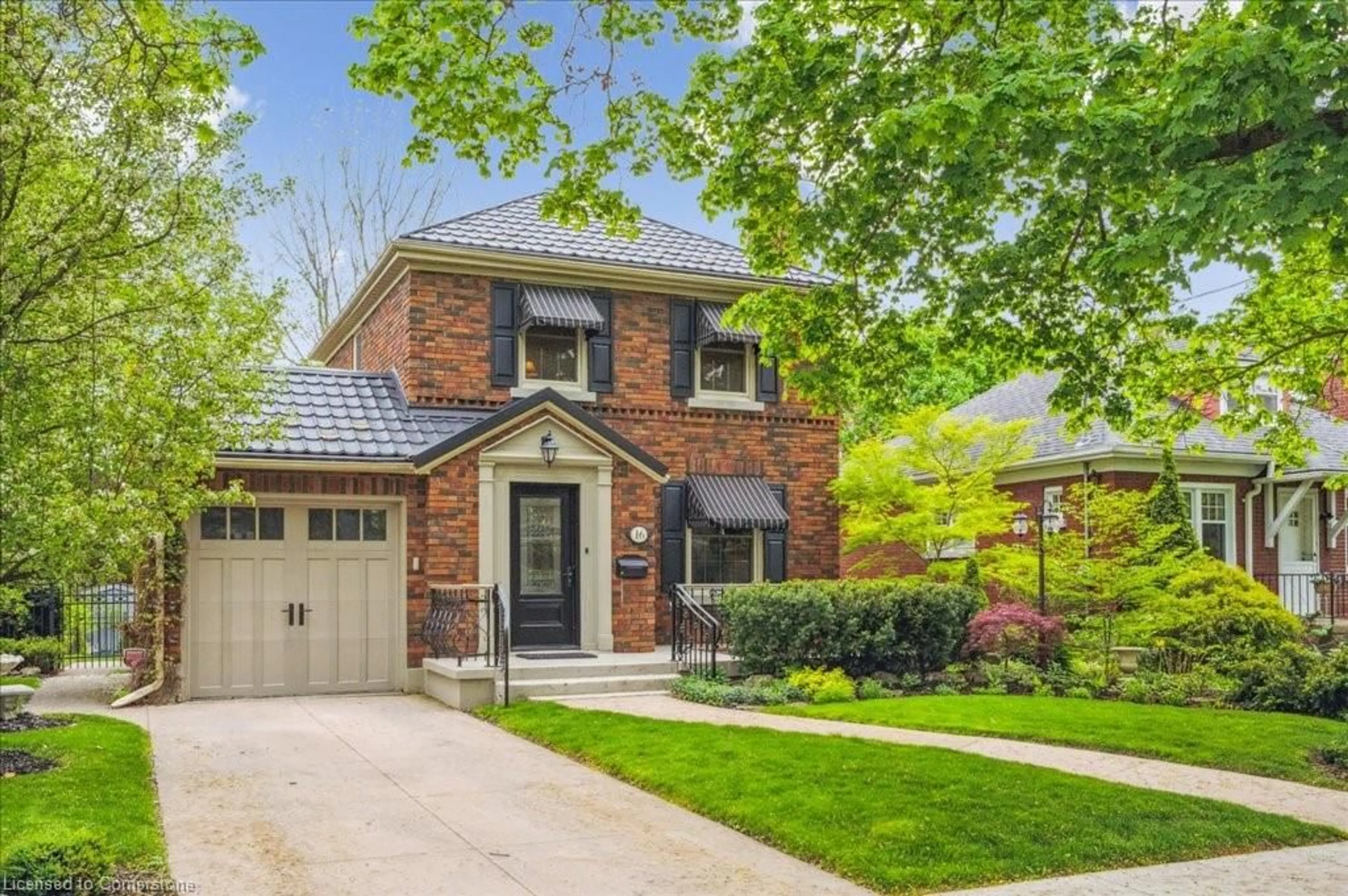 Home with brick exterior material, street for 16 Earl St, Kitchener Ontario N2M 2V4