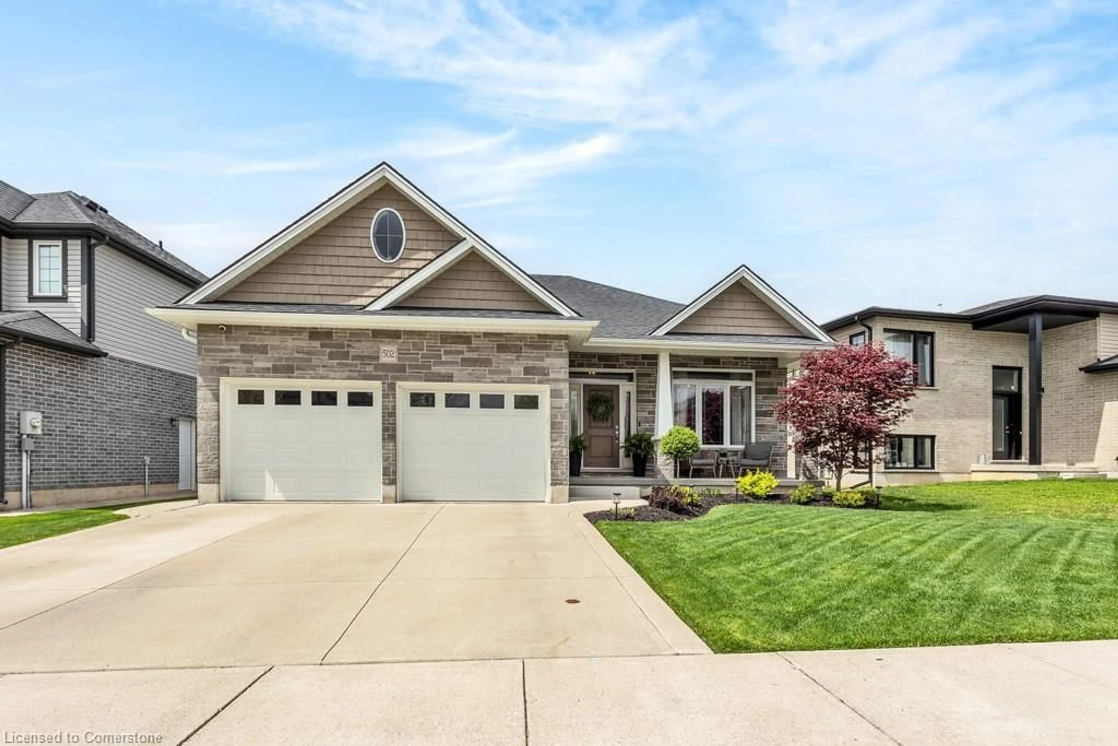Home with vinyl exterior material, street for 502 Fairway Rd, Woodstock Ontario N4T 0E7