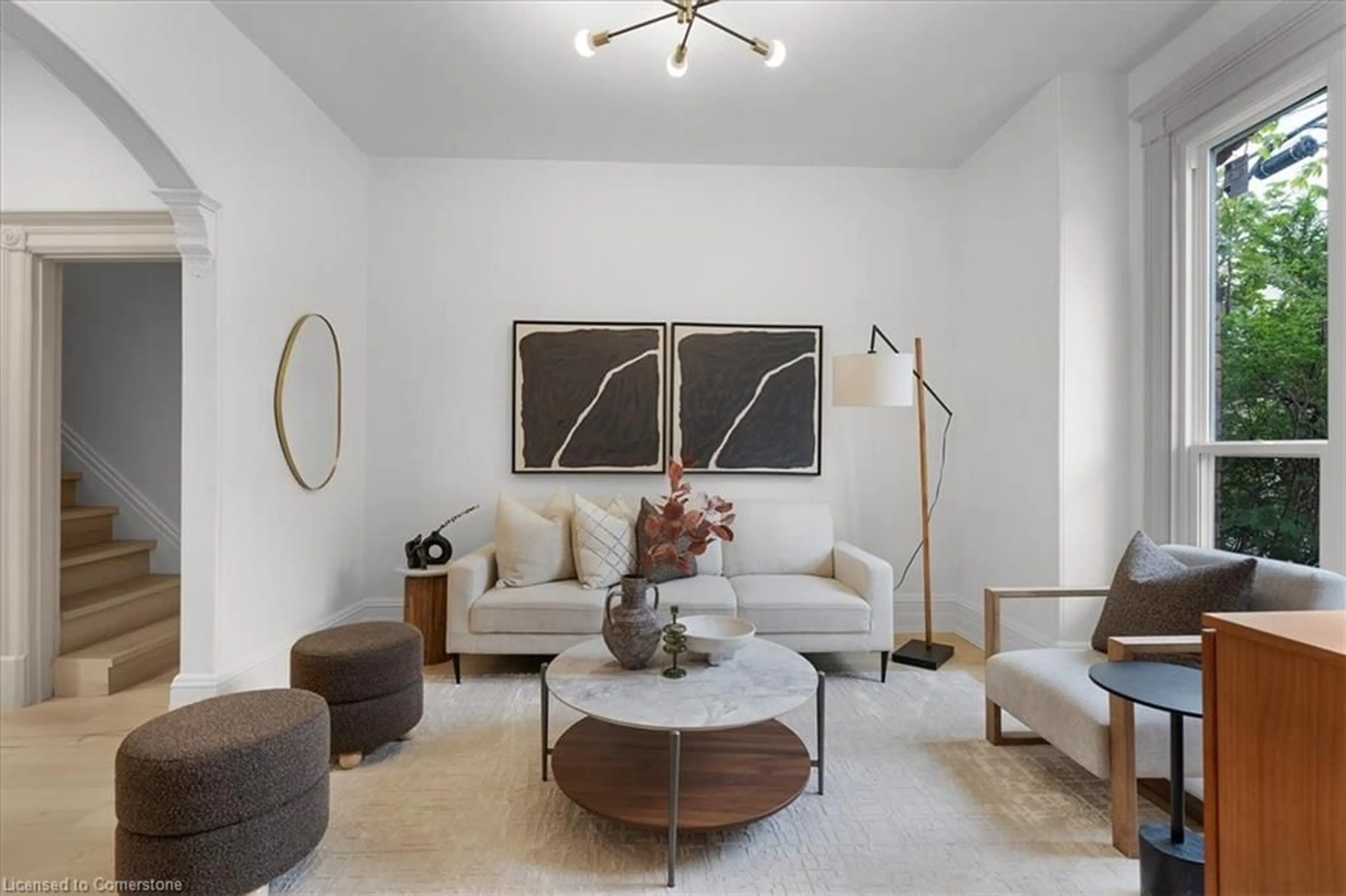 Living room with furniture, unknown for 68 Alanson St, Hamilton Ontario L8N 1W5