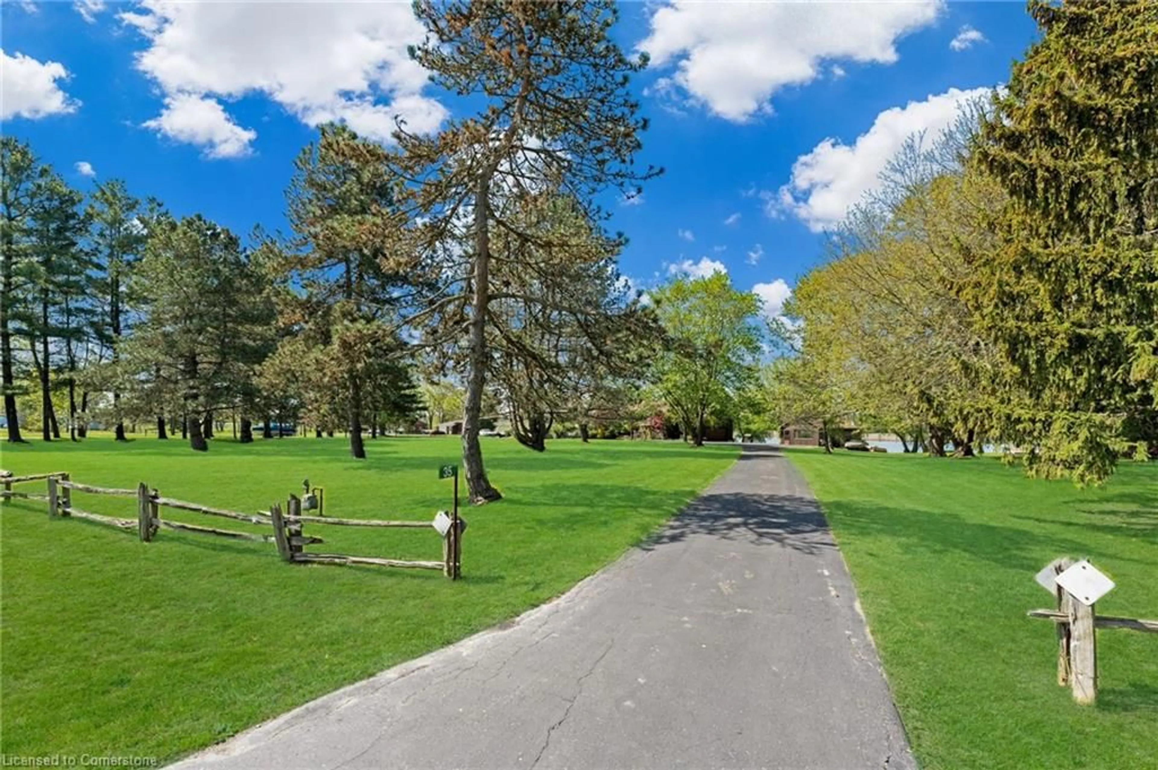 A pic from outside/outdoor area/front of a property/back of a property/a pic from drone, forest/trees view for 35 Haldimand Road 17, Dunnville Ontario N1A 2W4