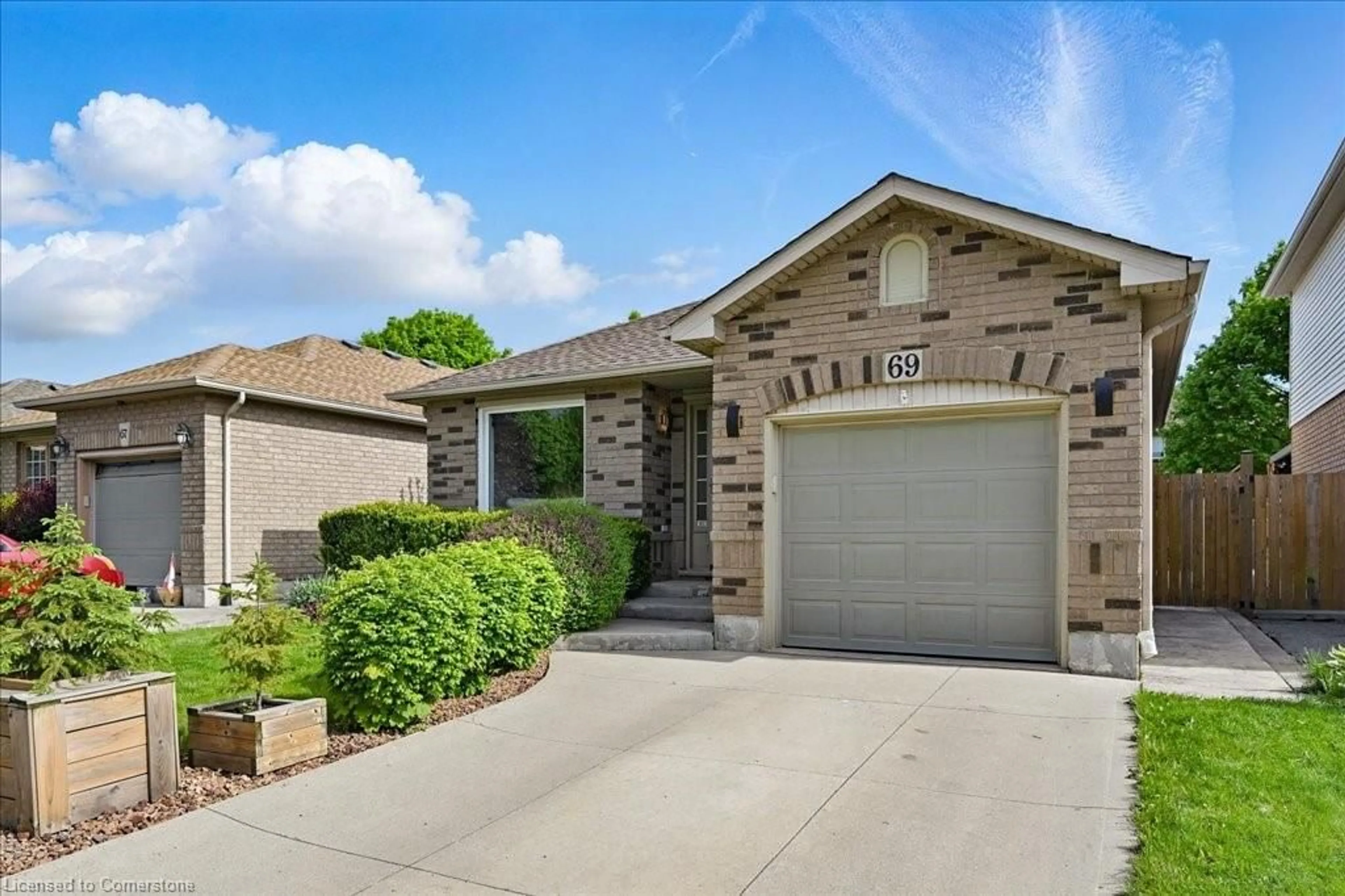 Home with brick exterior material, street for 69 Hillgarden Dr, Stoney Creek Ontario L8J 3S7