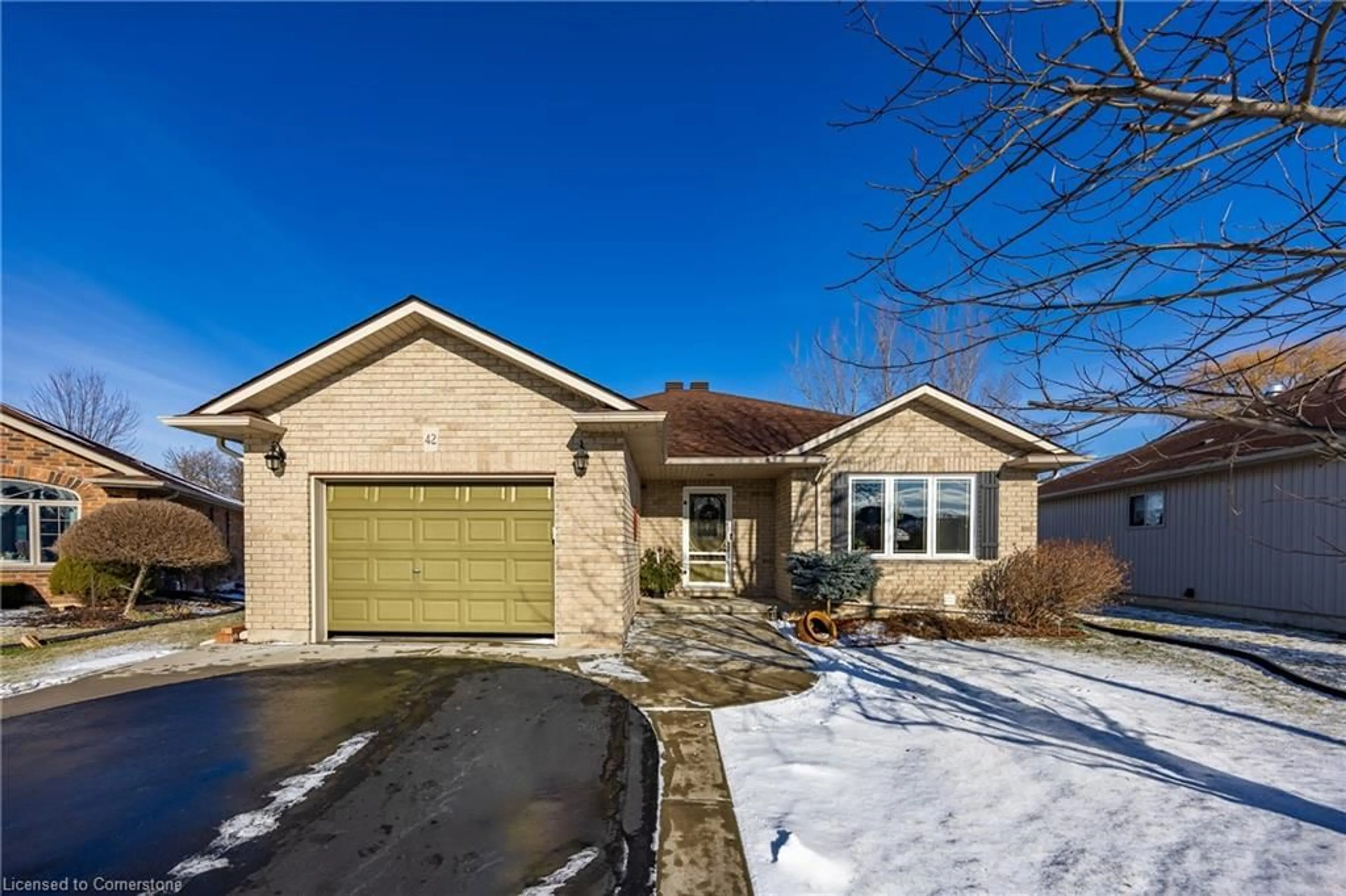 Home with brick exterior material, street for 42 Davis St, Jarvis Ontario N0A 1J0