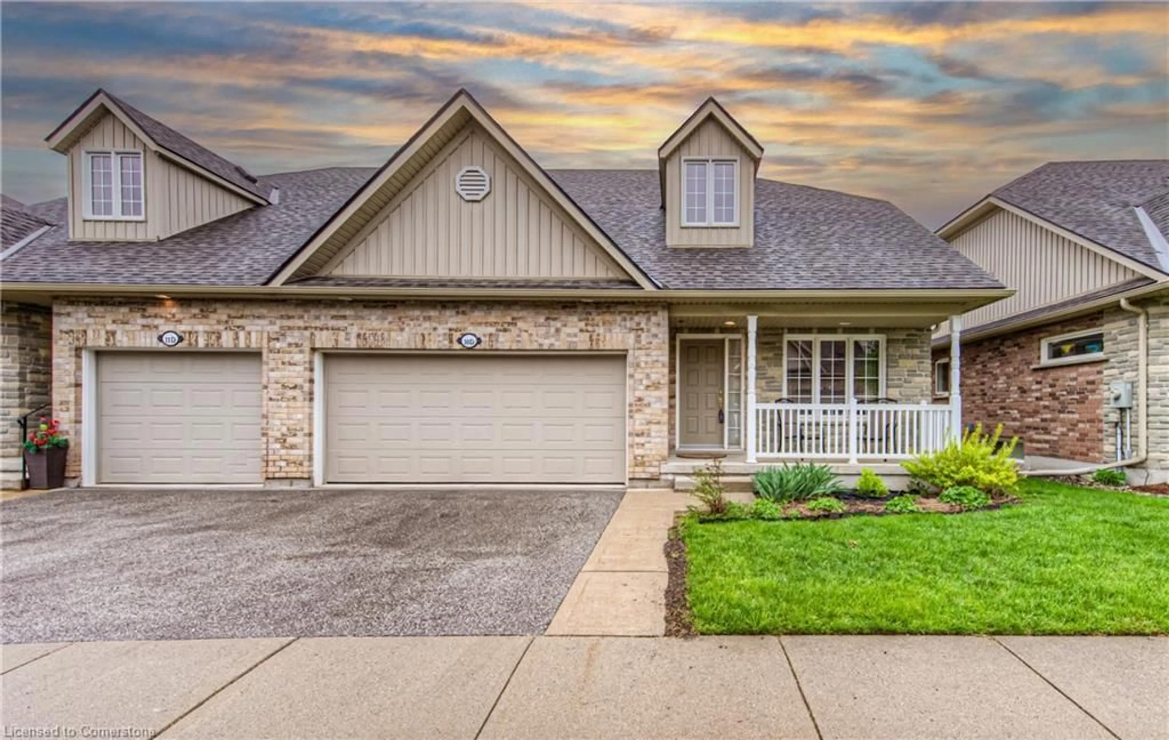 Home with brick exterior material, street for 350 Doon Valley Dr #10D, Kitchener Ontario N2P 2M9