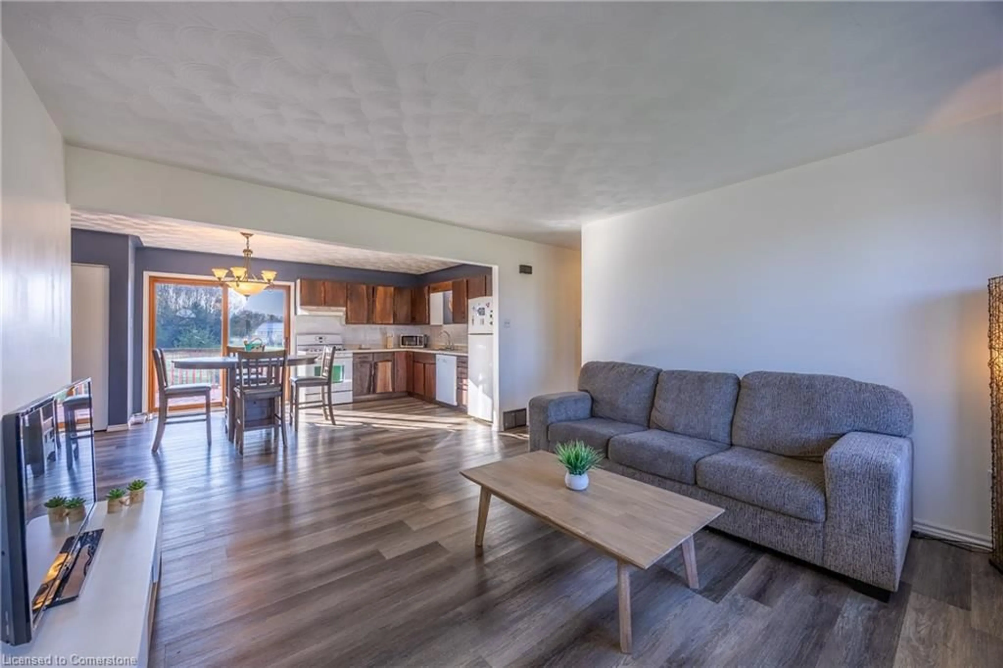 Living room with furniture, wood/laminate floor for 12 3rd Concession Rd, South Middleton Ontario N0J 1E0