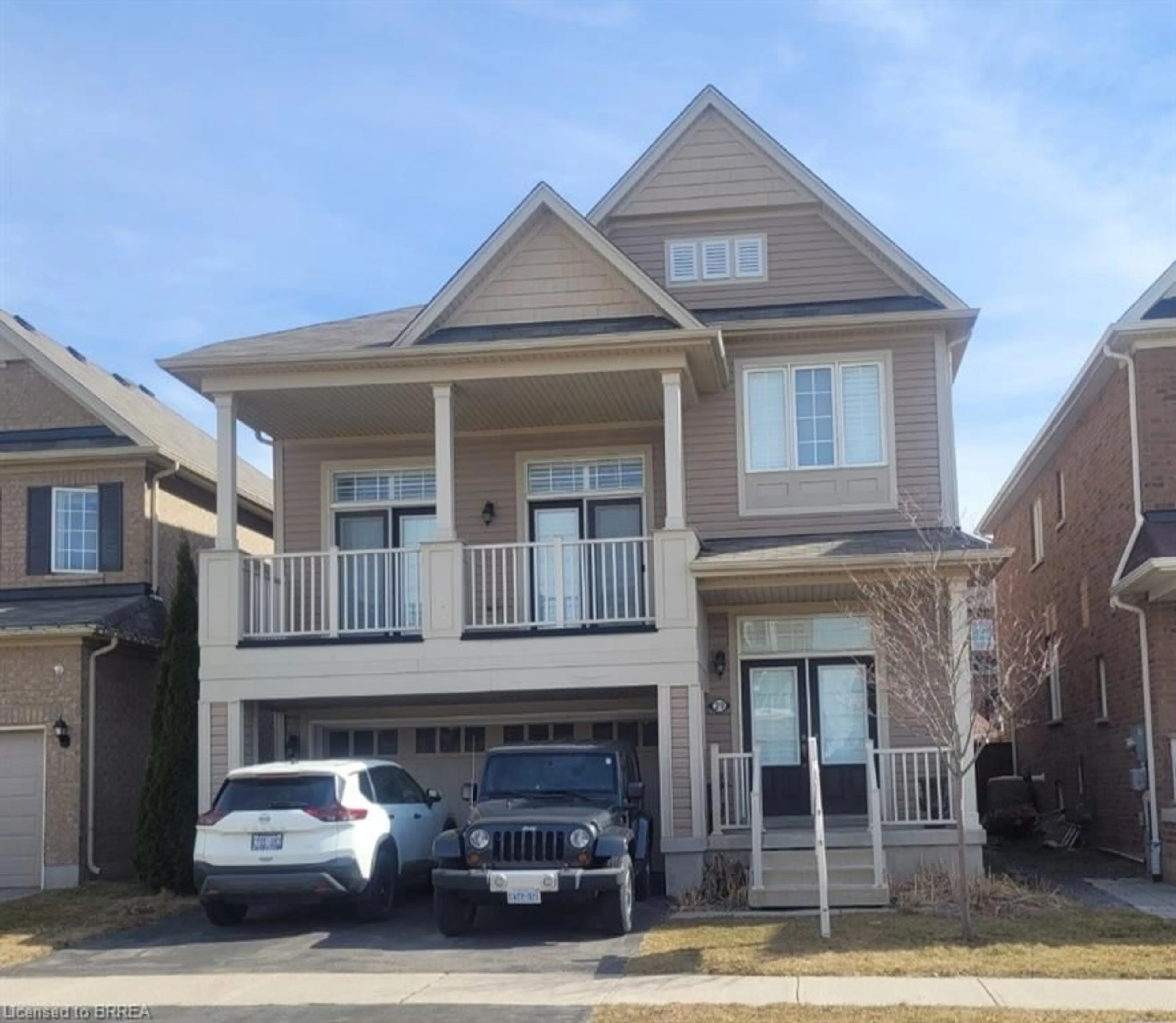 Home with brick exterior material, street for 29 Carroll Lane, Brantford Ontario N3T 0J5
