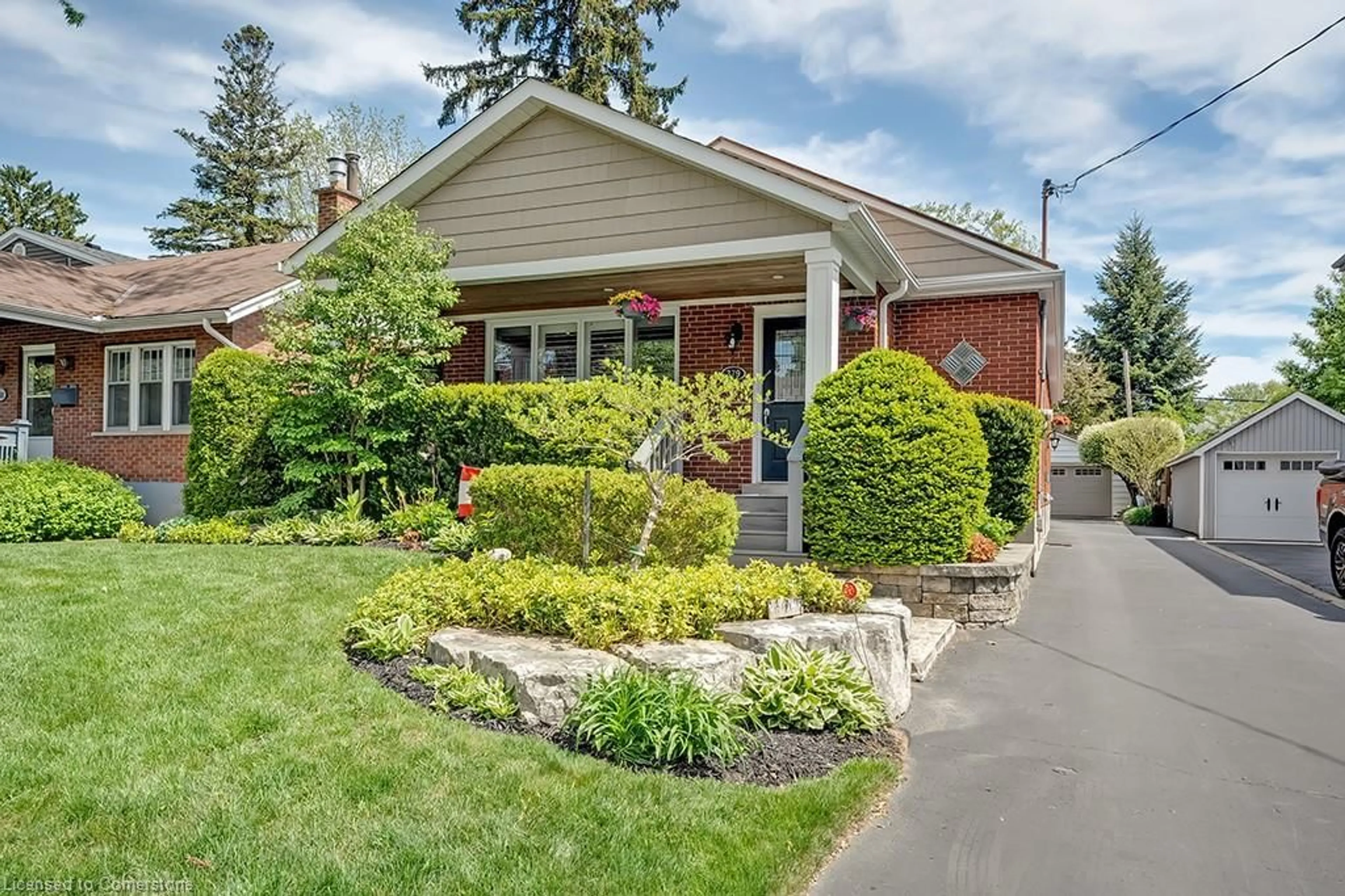 Home with brick exterior material, street for 379 Delaware Ave, Burlington Ontario L7R 3B4