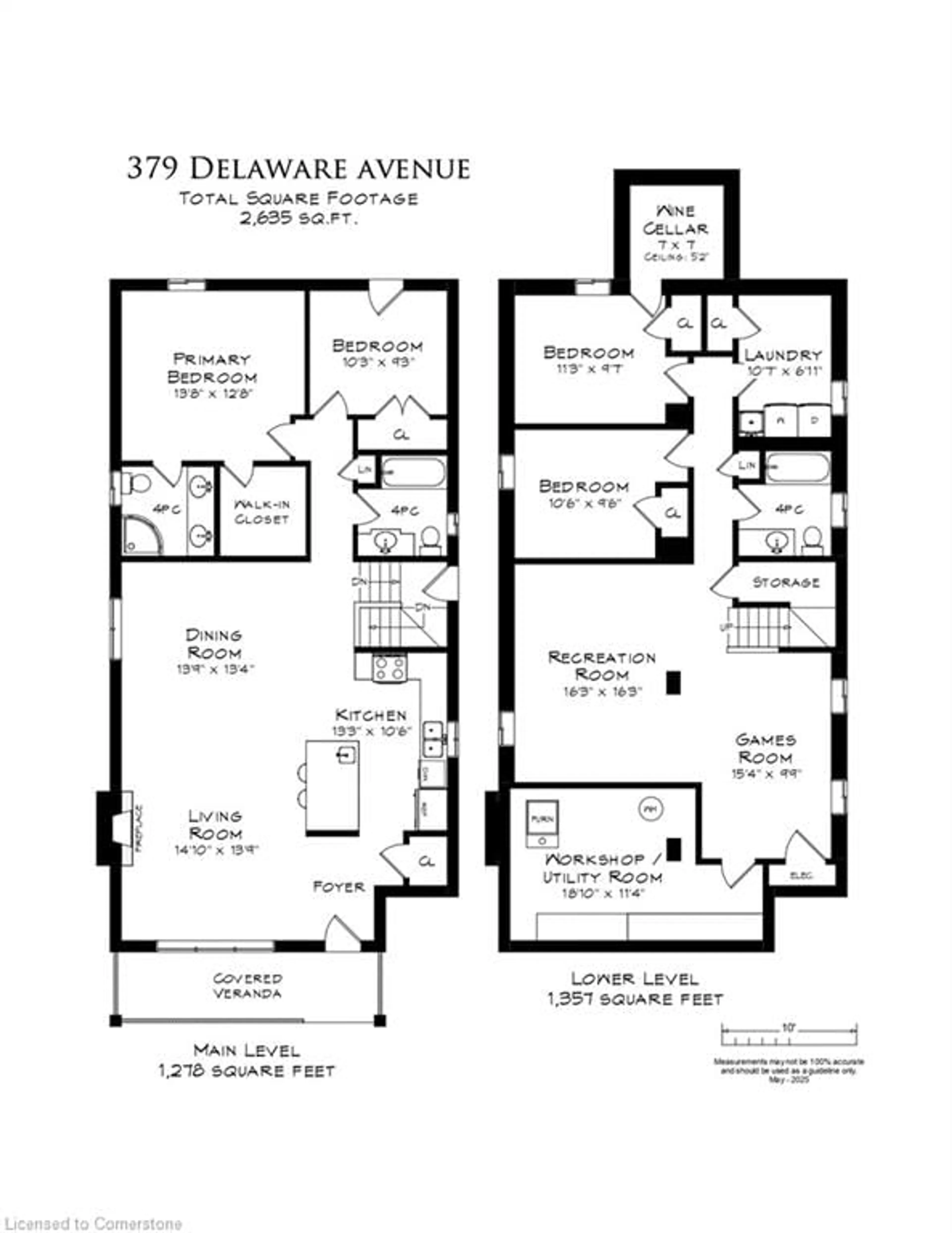 Floor plan for 379 Delaware Ave, Burlington Ontario L7R 3B4