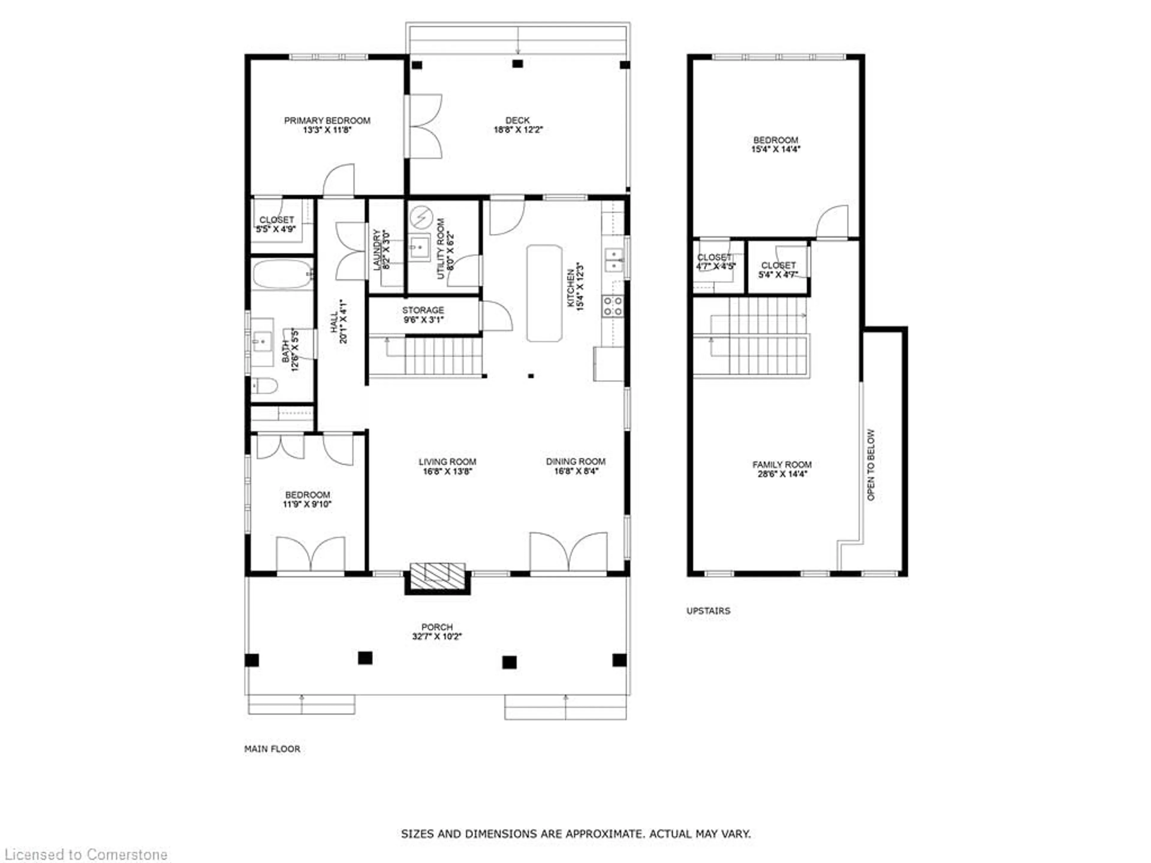 Floor plan for 18 Walter St, Turkey Point Ontario N0E 1T0