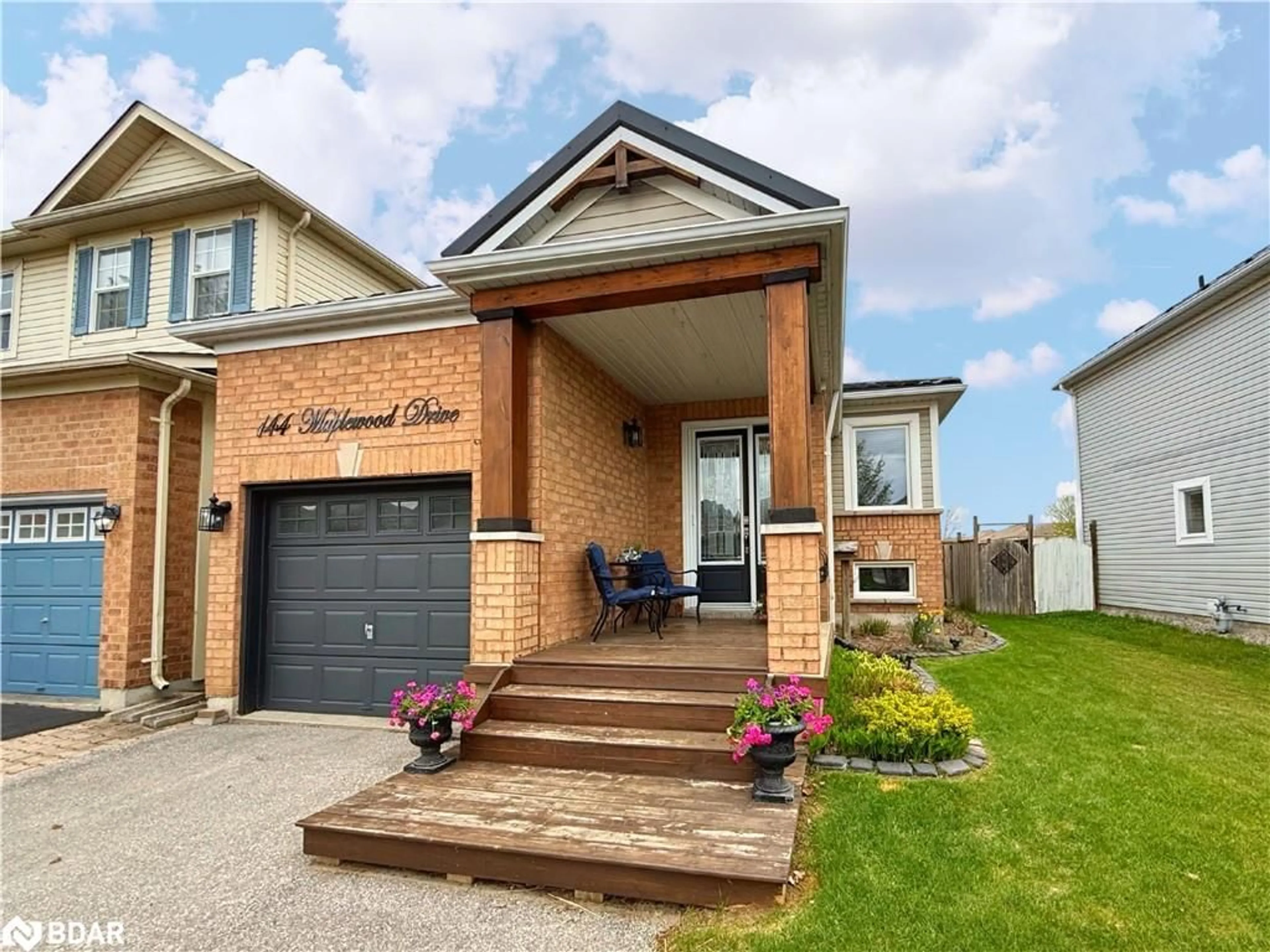 Home with brick exterior material, street for 144 Maplewood Dr, Angus Ontario L0M 1B4