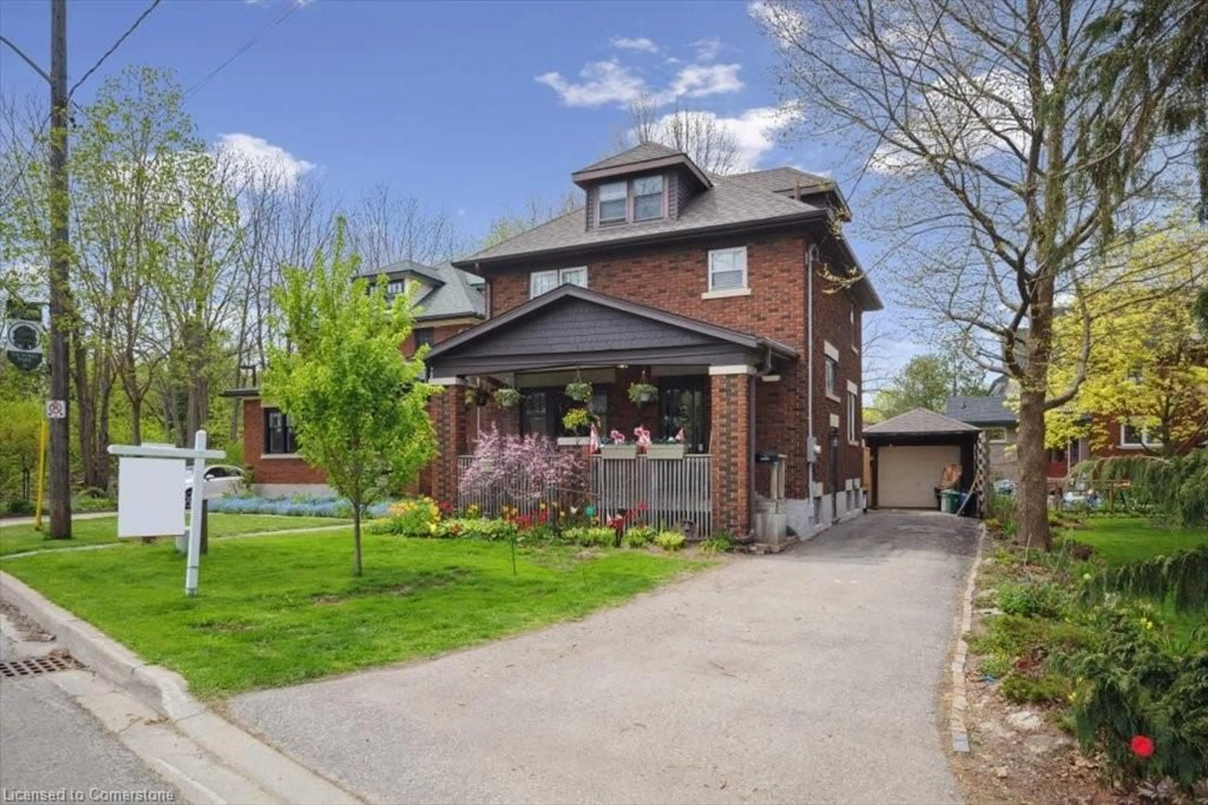 Home with brick exterior material, street for 180 David St, Kitchener Ontario N2G 1Y5
