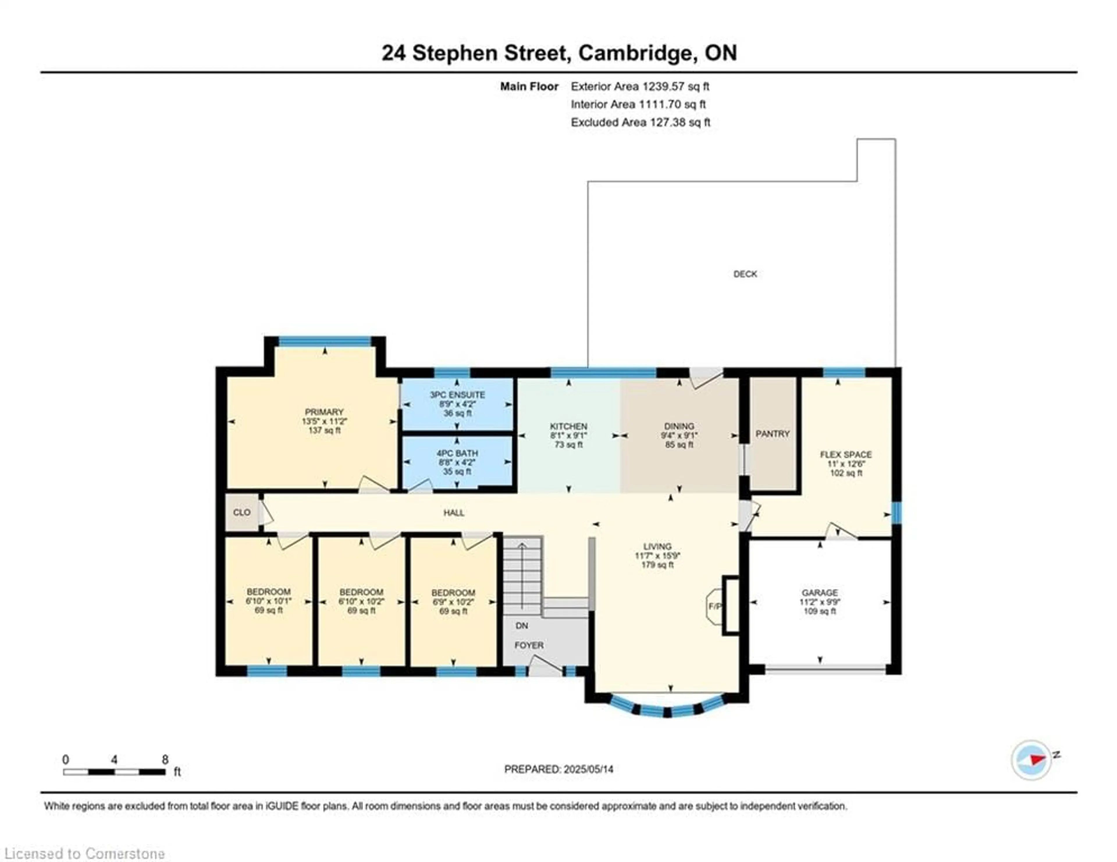 Floor plan for 24 Stephen St, Cambridge Ontario N1S 3R8