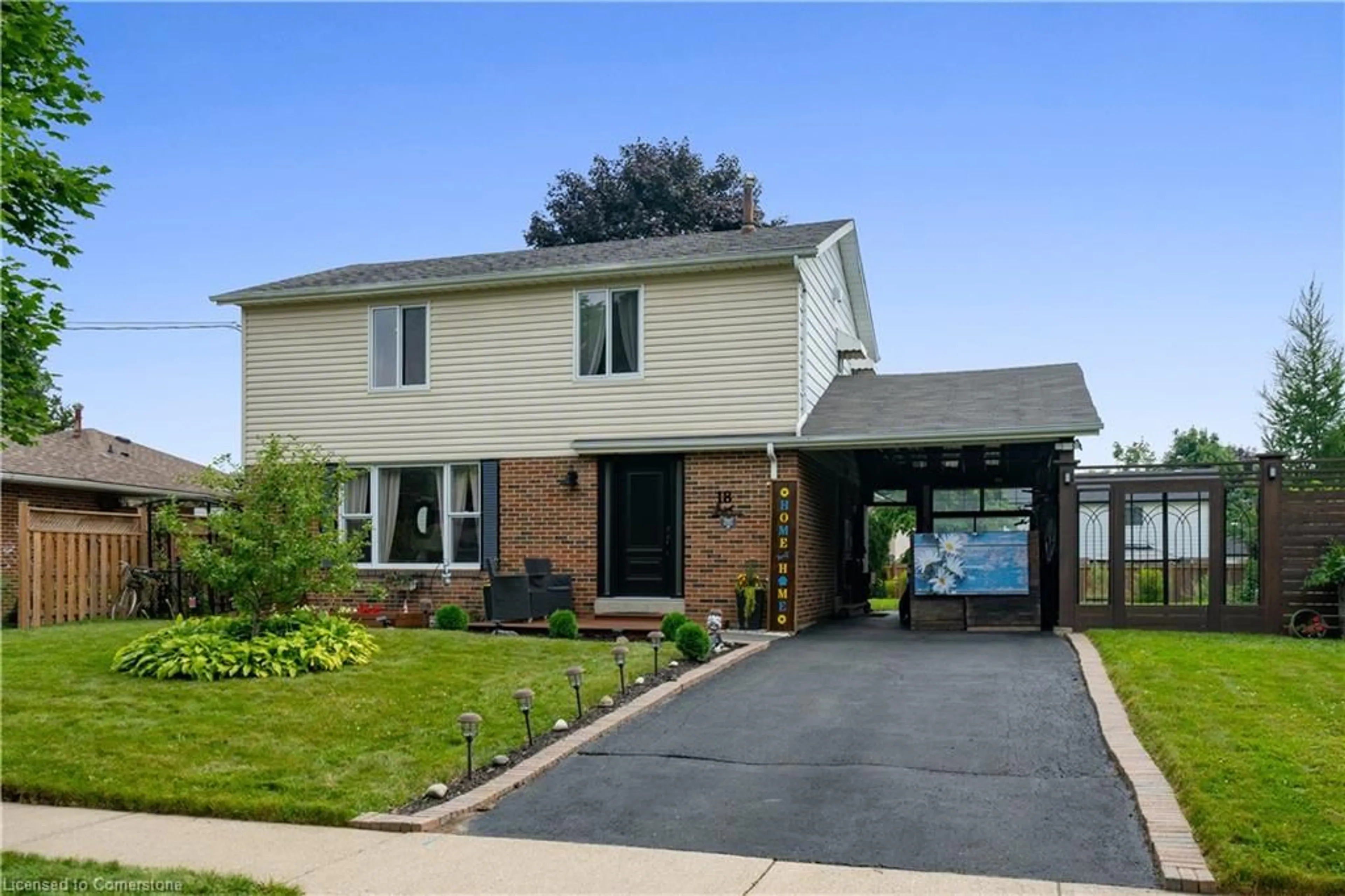 Home with brick exterior material, street for 18 Fagan Dr, Georgetown Ontario L7G 4P3