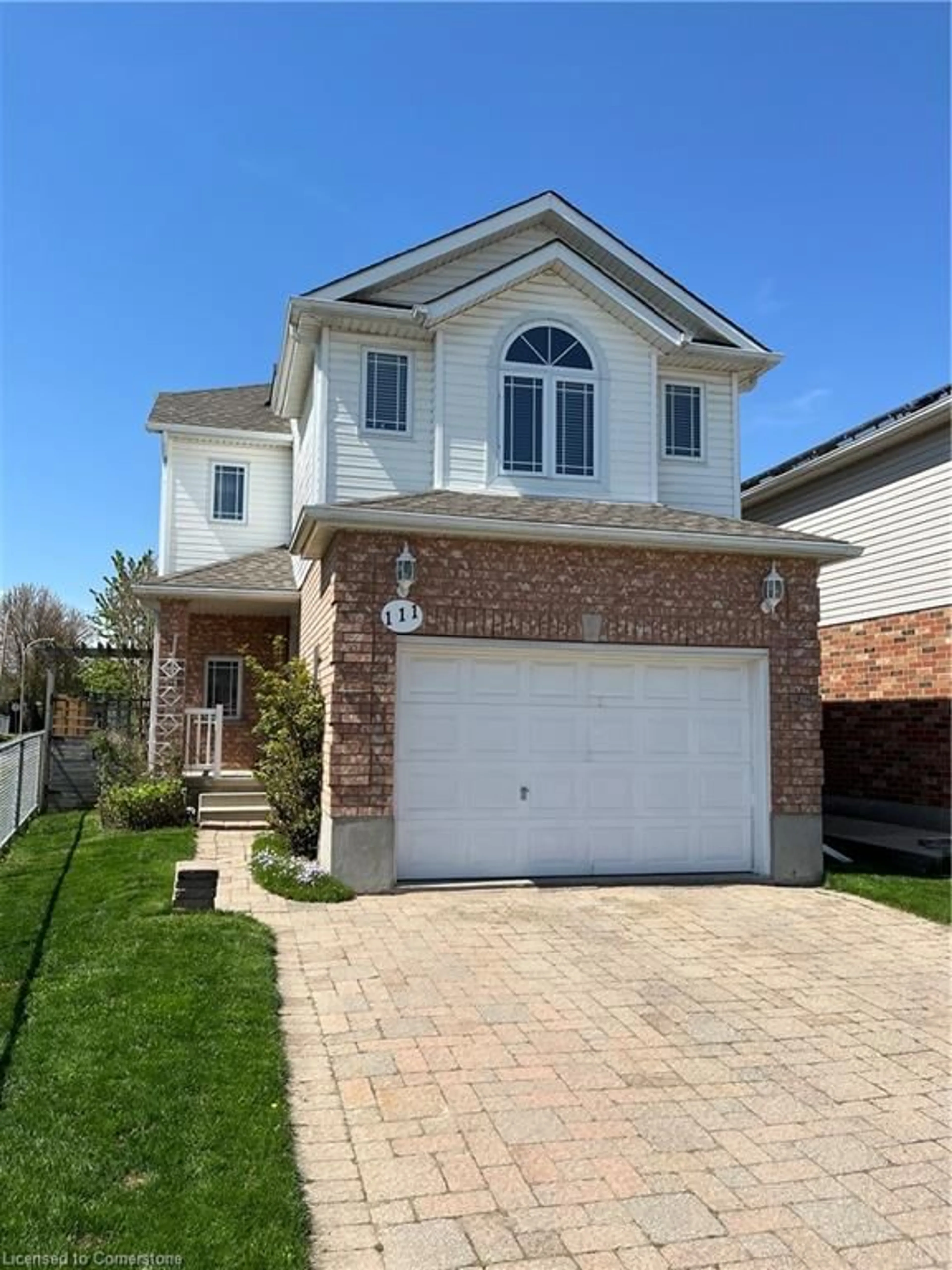 Home with brick exterior material, street for 111 Cotton Grass St, Kitchener Ontario N2E 3T5