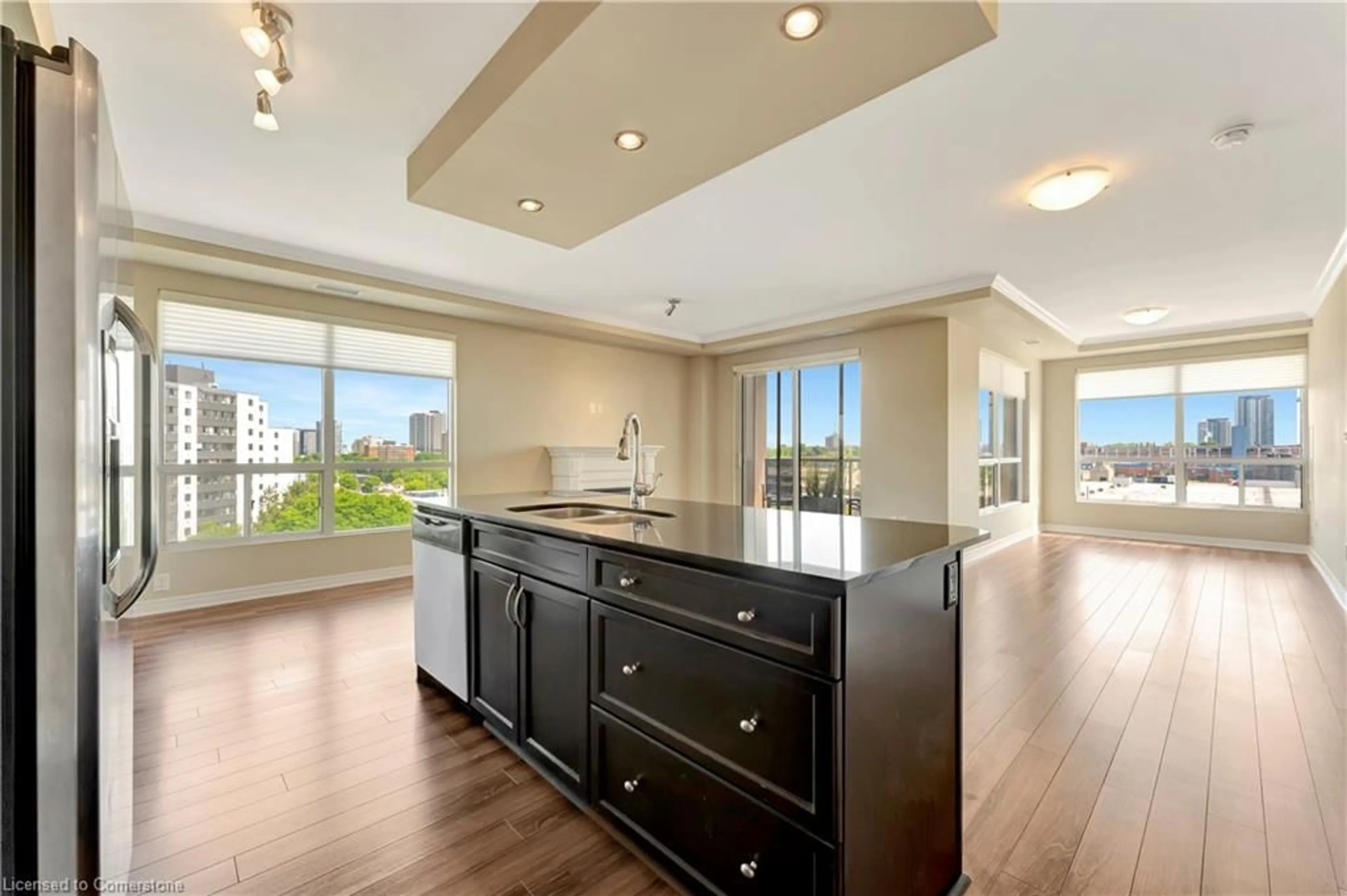Open concept kitchen, unknown for 539 Belmont Ave #808, Kitchener Ontario N2M 0A2