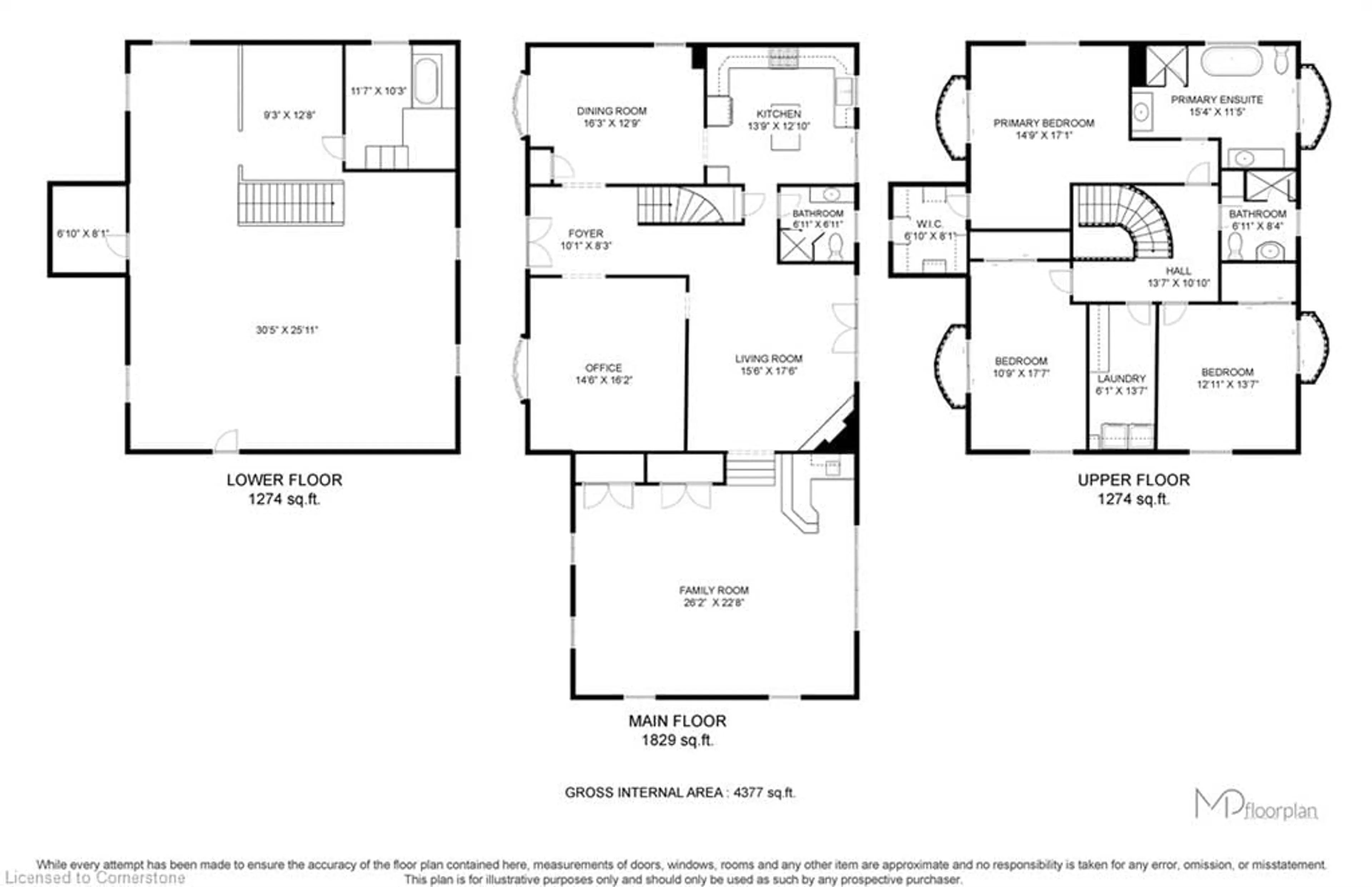 Floor plan for 4313 Sideroad 20, Bradford Ontario L3Z 2A5