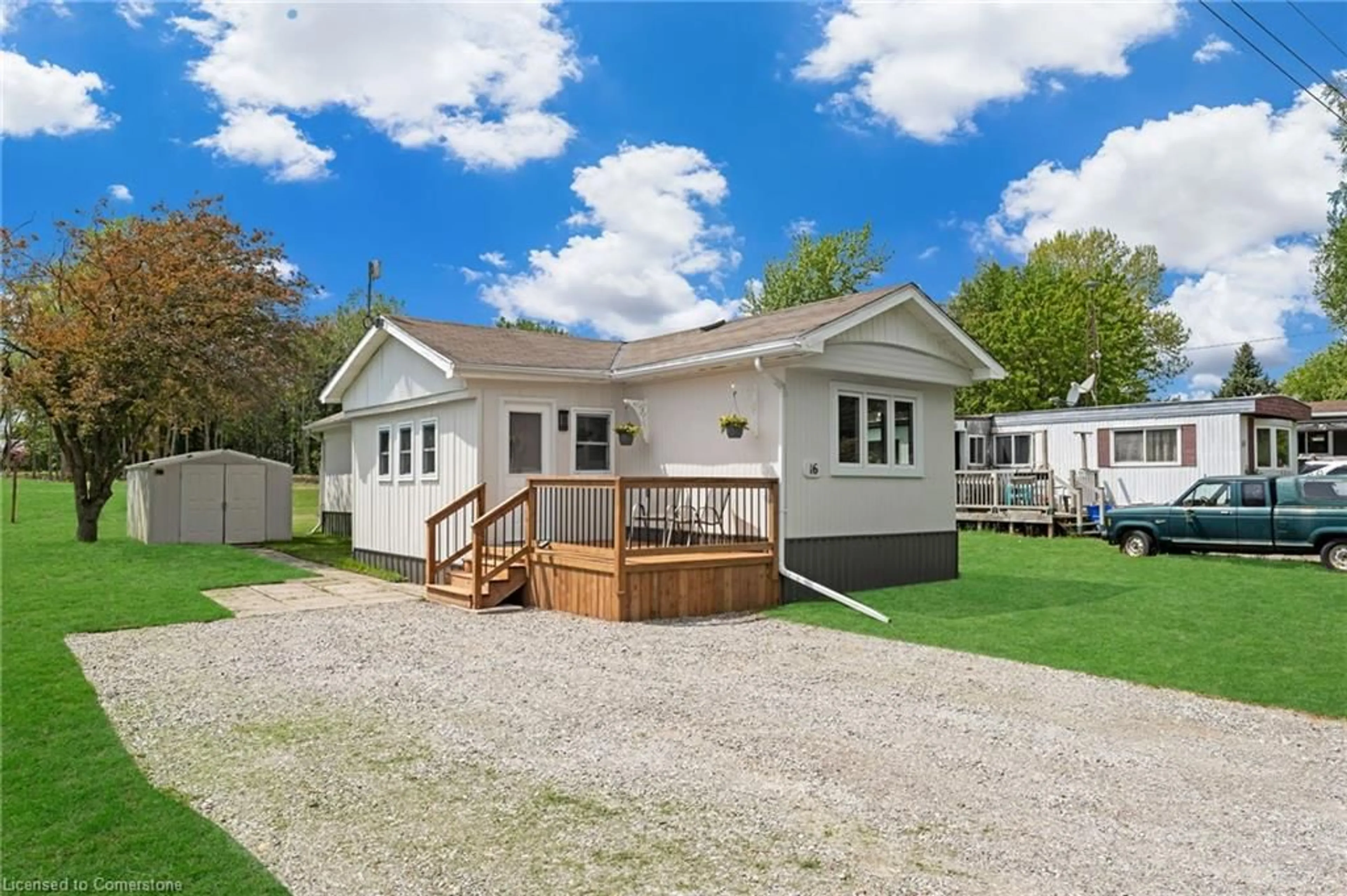 A pic from outside/outdoor area/front of a property/back of a property/a pic from drone, street for 43969 Highway 3 #16, Wainfleet Ontario L0S 1V0