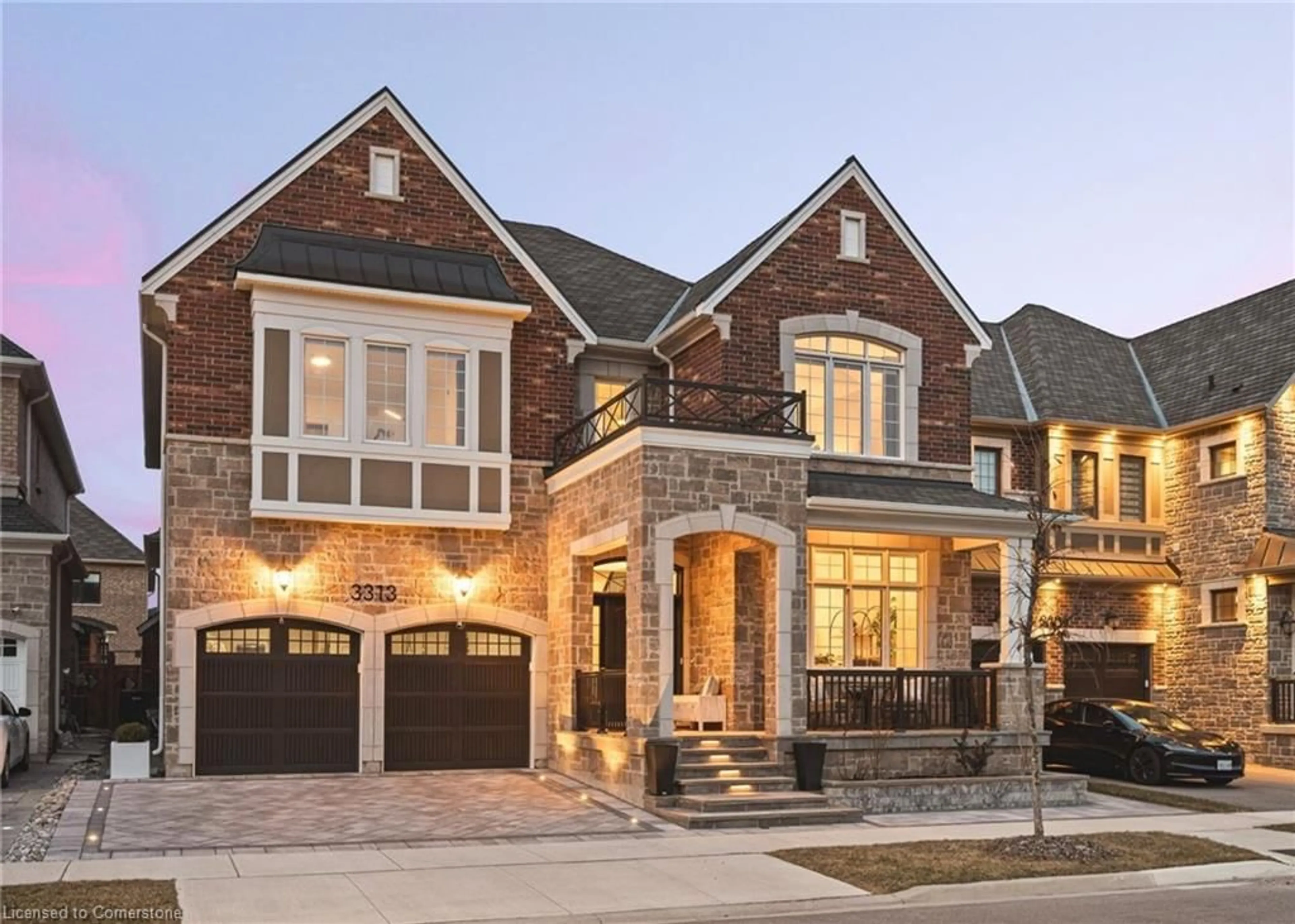 Home with brick exterior material, street for 3313 George Savage Ave, Oakville Ontario L6M 5K5
