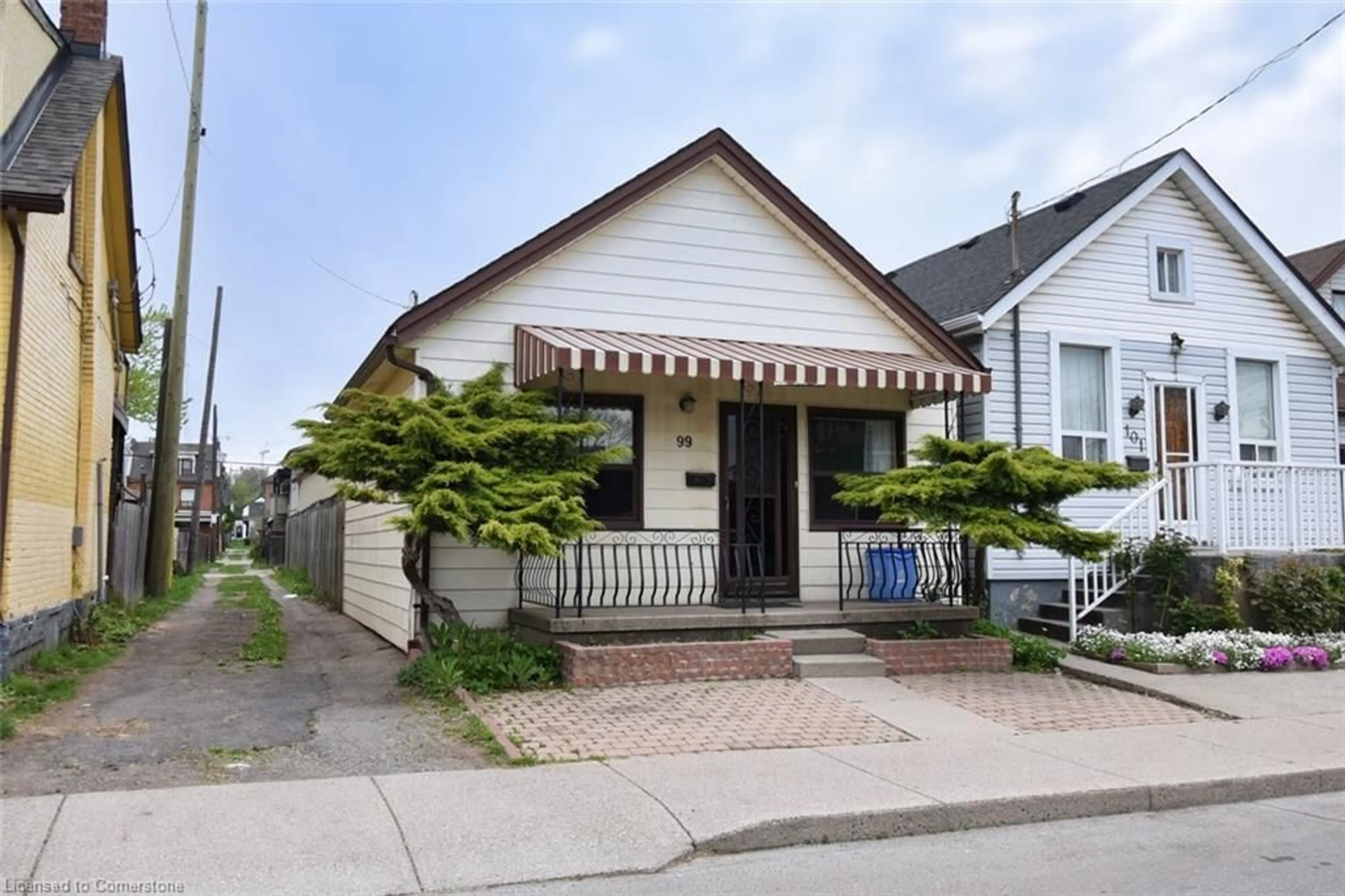 Home with brick exterior material, street for 99 Steven St, Hamilton Ontario L8L 5N7