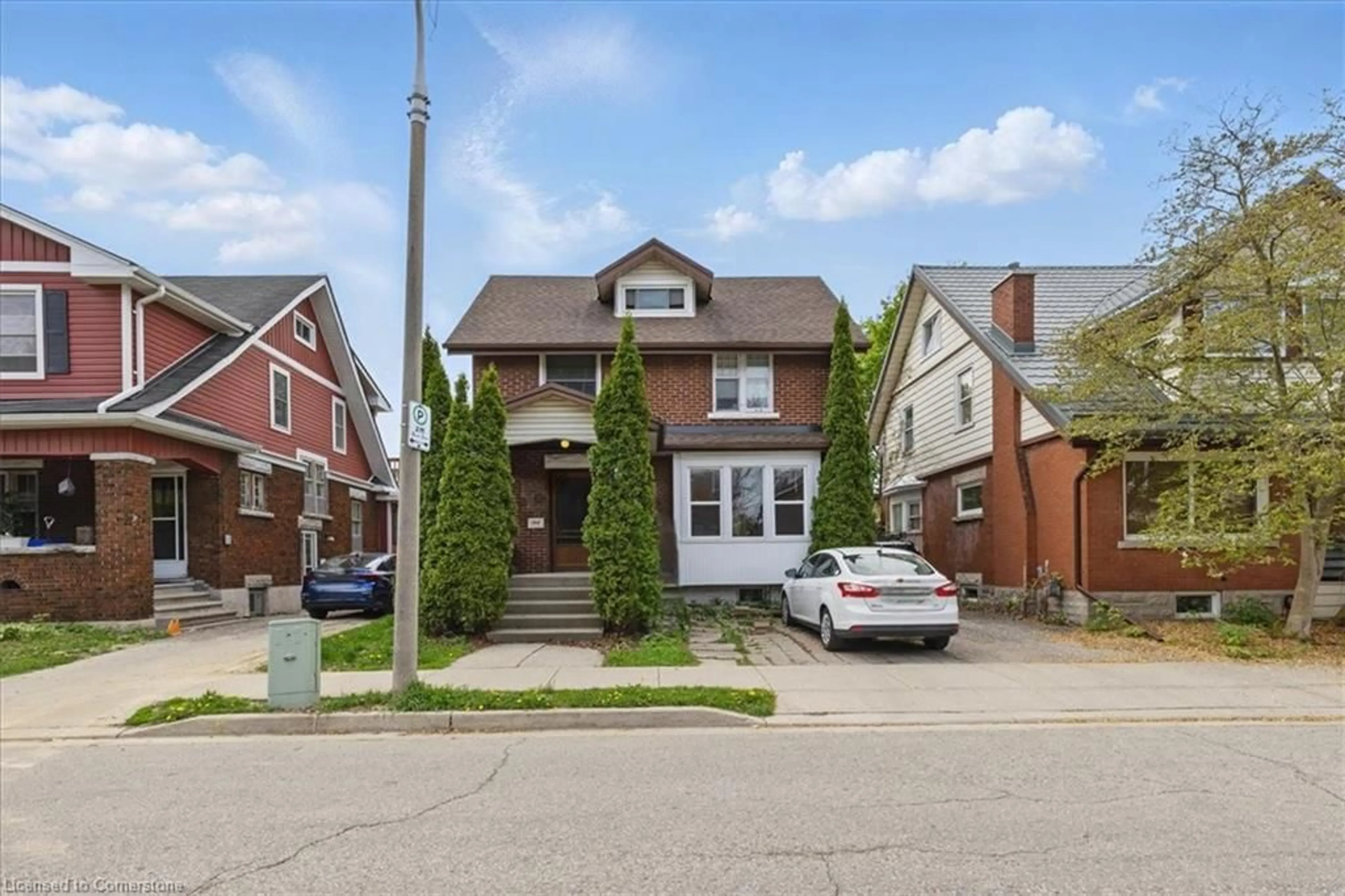 Home with brick exterior material, street for 45 Hohner Ave, Kitchener Ontario N2H 2V3