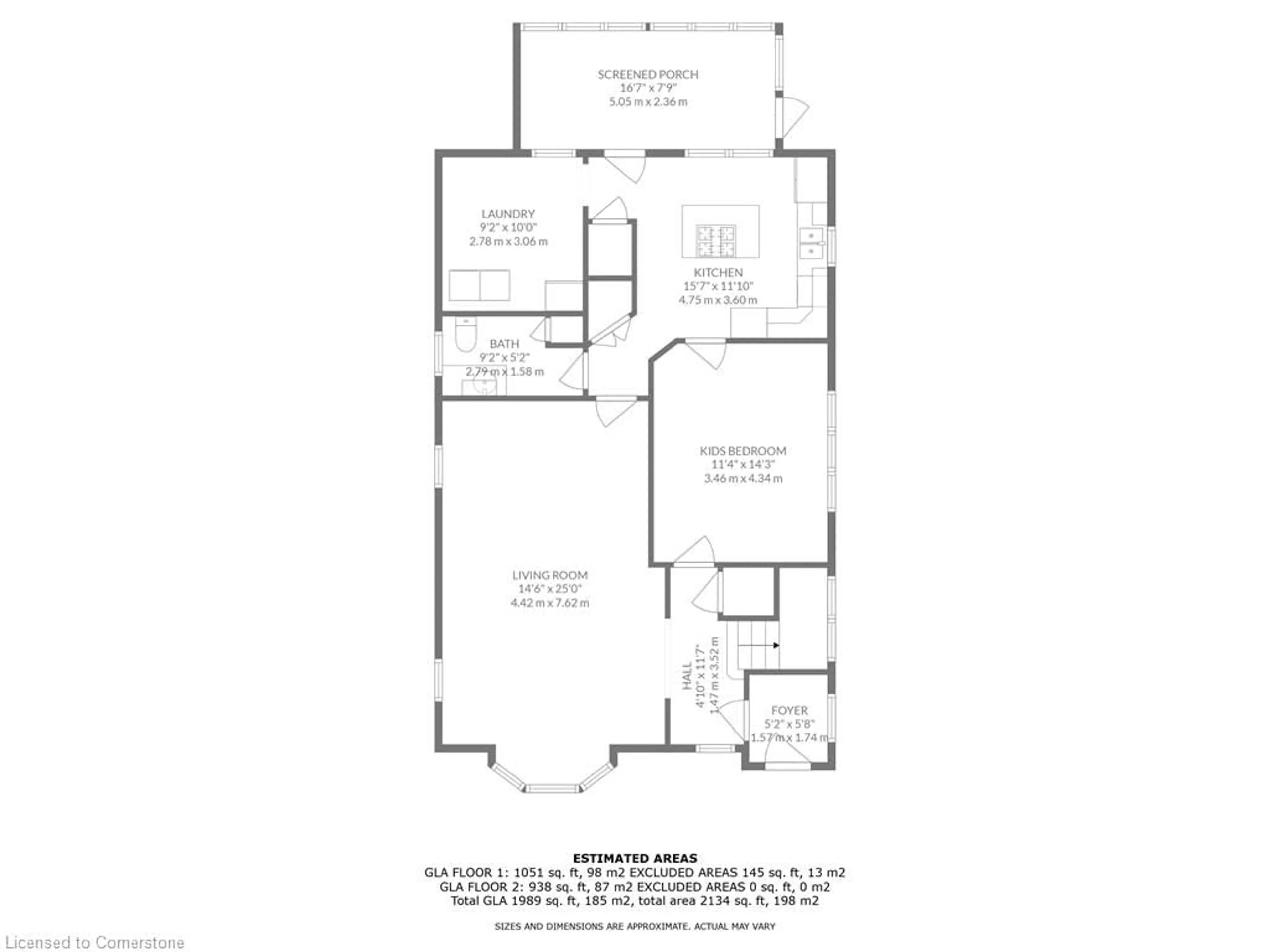 Floor plan for 135 Stanley St, Simcoe Ontario N3Y 1M6