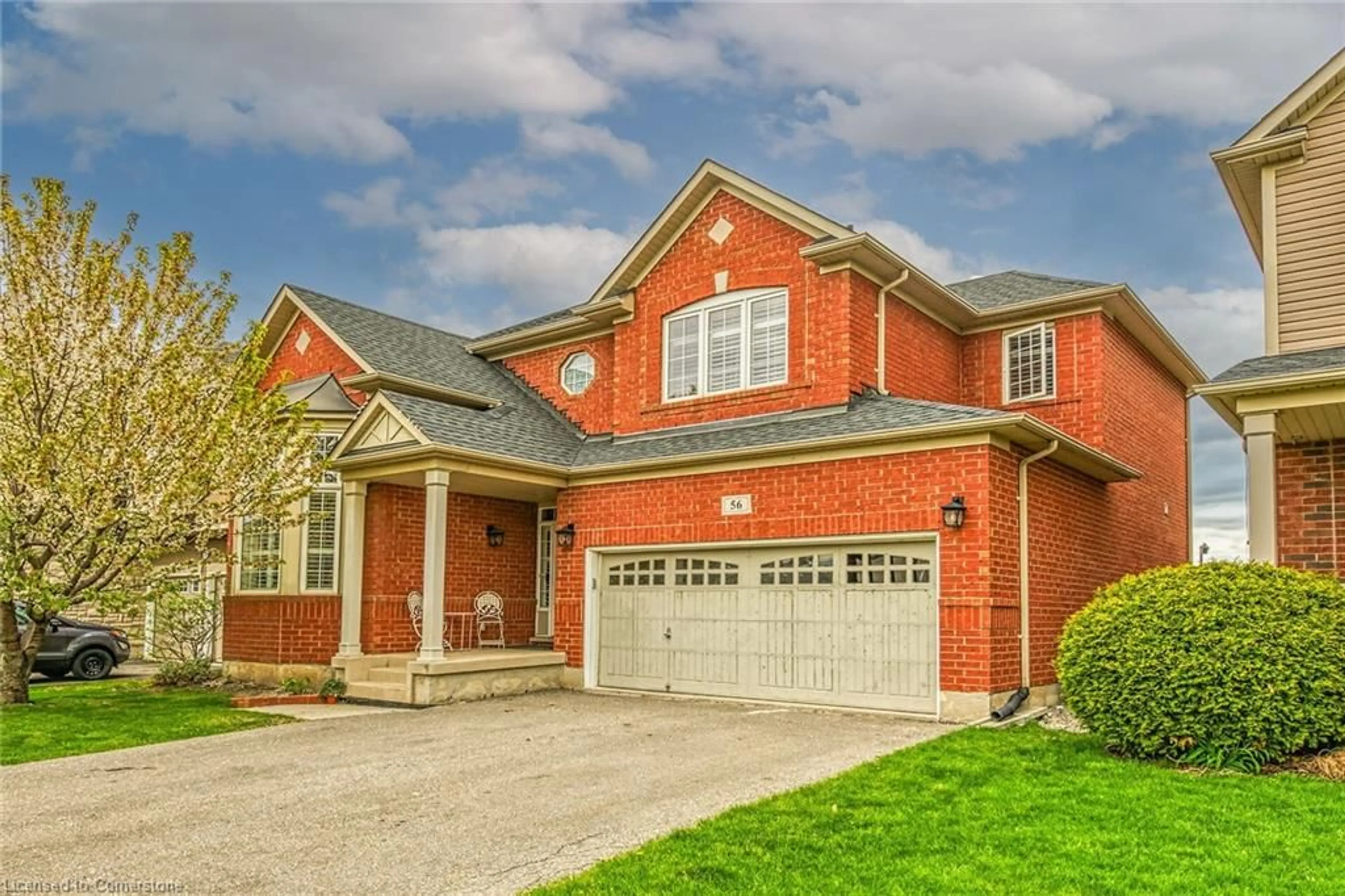 Home with brick exterior material, street for 56 Nanaimo Cres, Stoney Creek Ontario L8E 0C9
