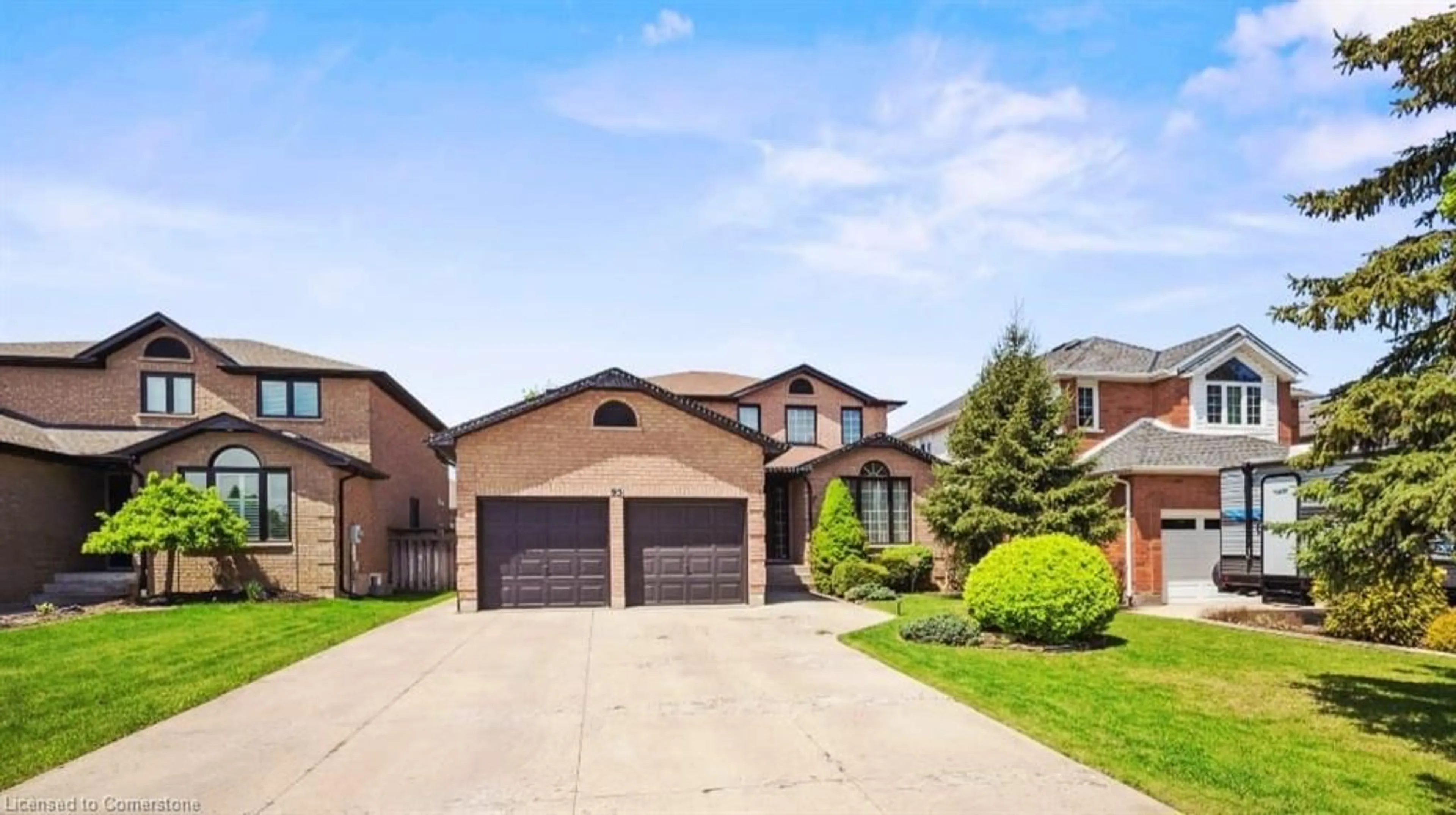 Home with brick exterior material, street for 95 Gatestone Drive Dr, Hamilton Ontario L8J 2V1