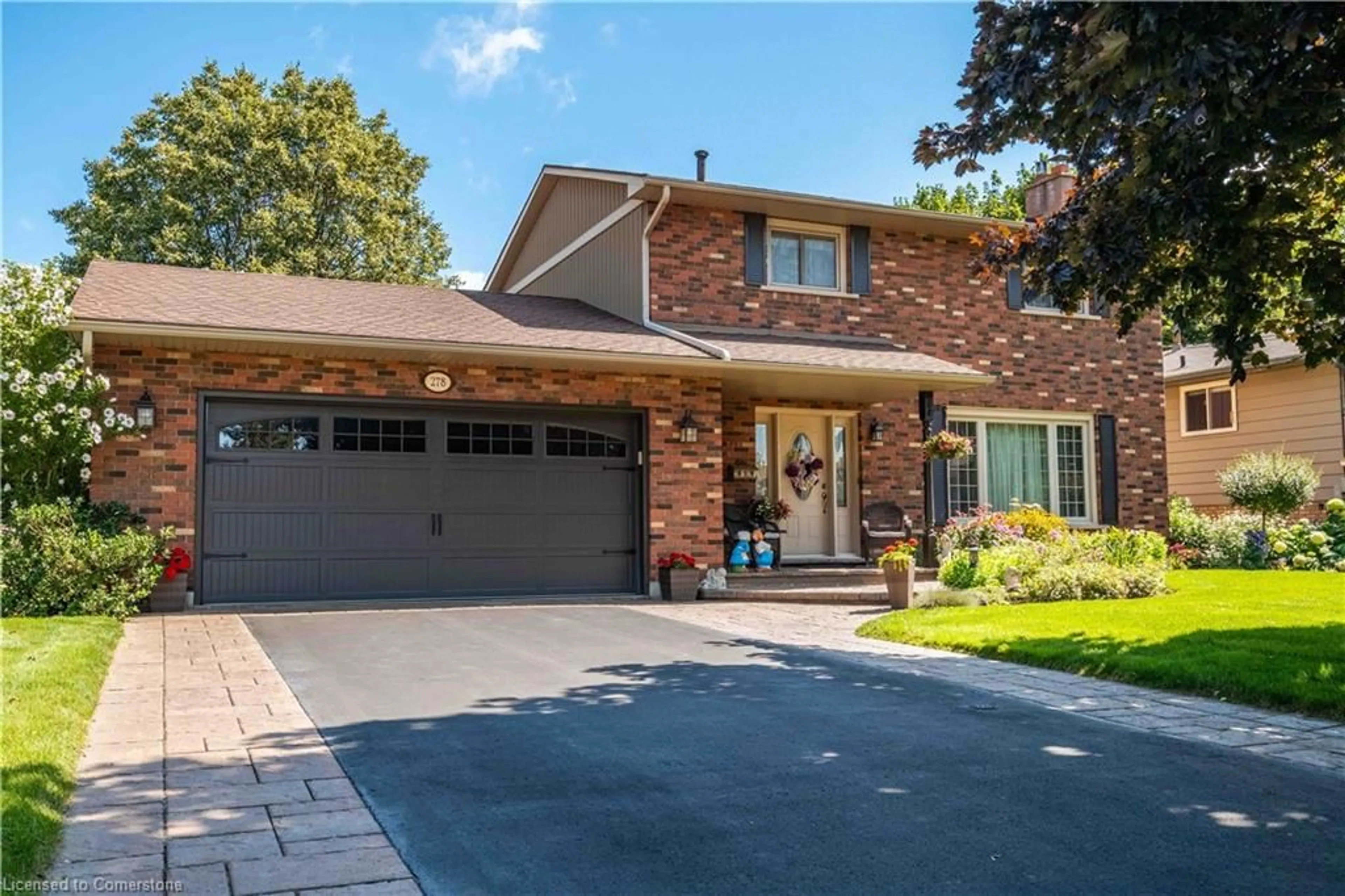 Home with brick exterior material, street for 278 Morrison Dr, Caledonia Ontario N3W 1A8