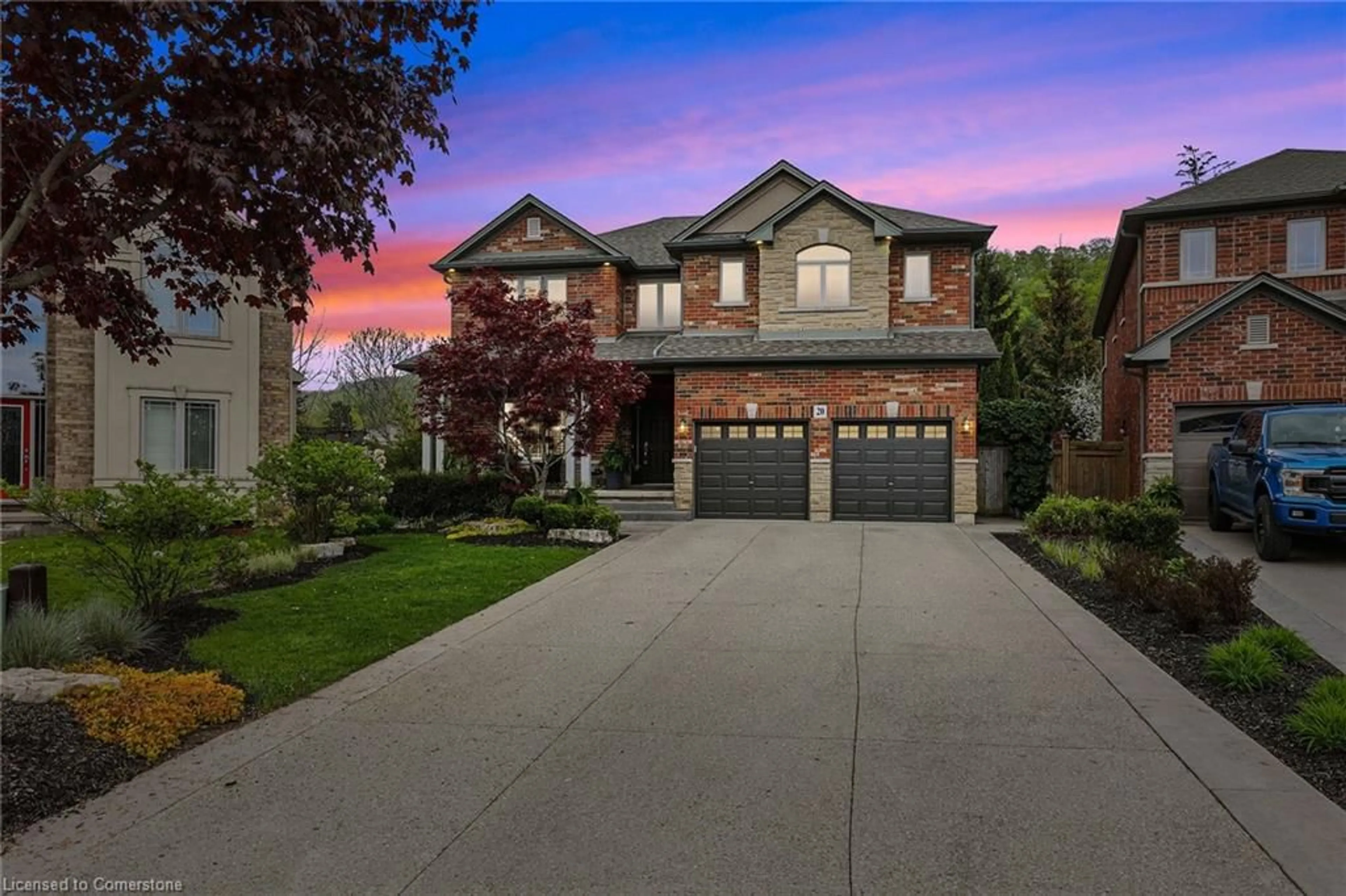 Home with brick exterior material, street for 20 Catalpa Crt, Grimsby Ontario L3M 0B1