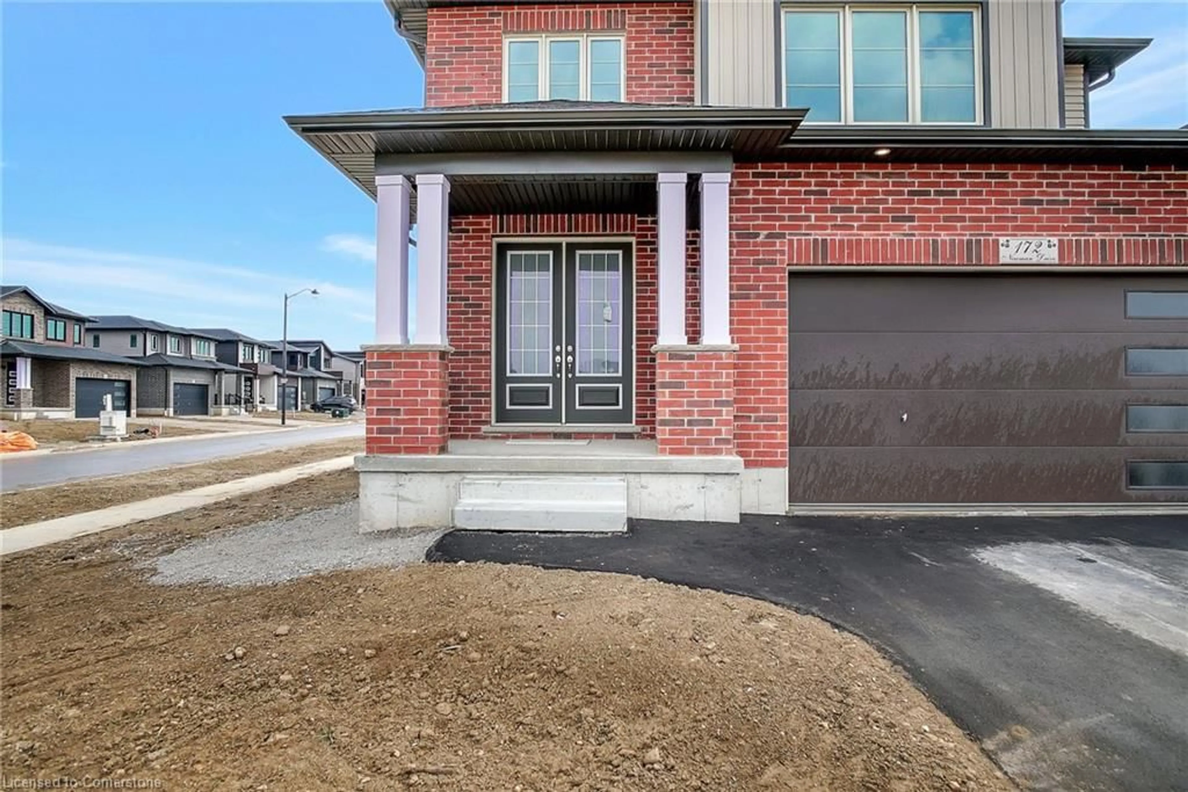 Home with brick exterior material, street for 172 Newman Dr #Lot 61, Cambridge Ontario N1S 0C5