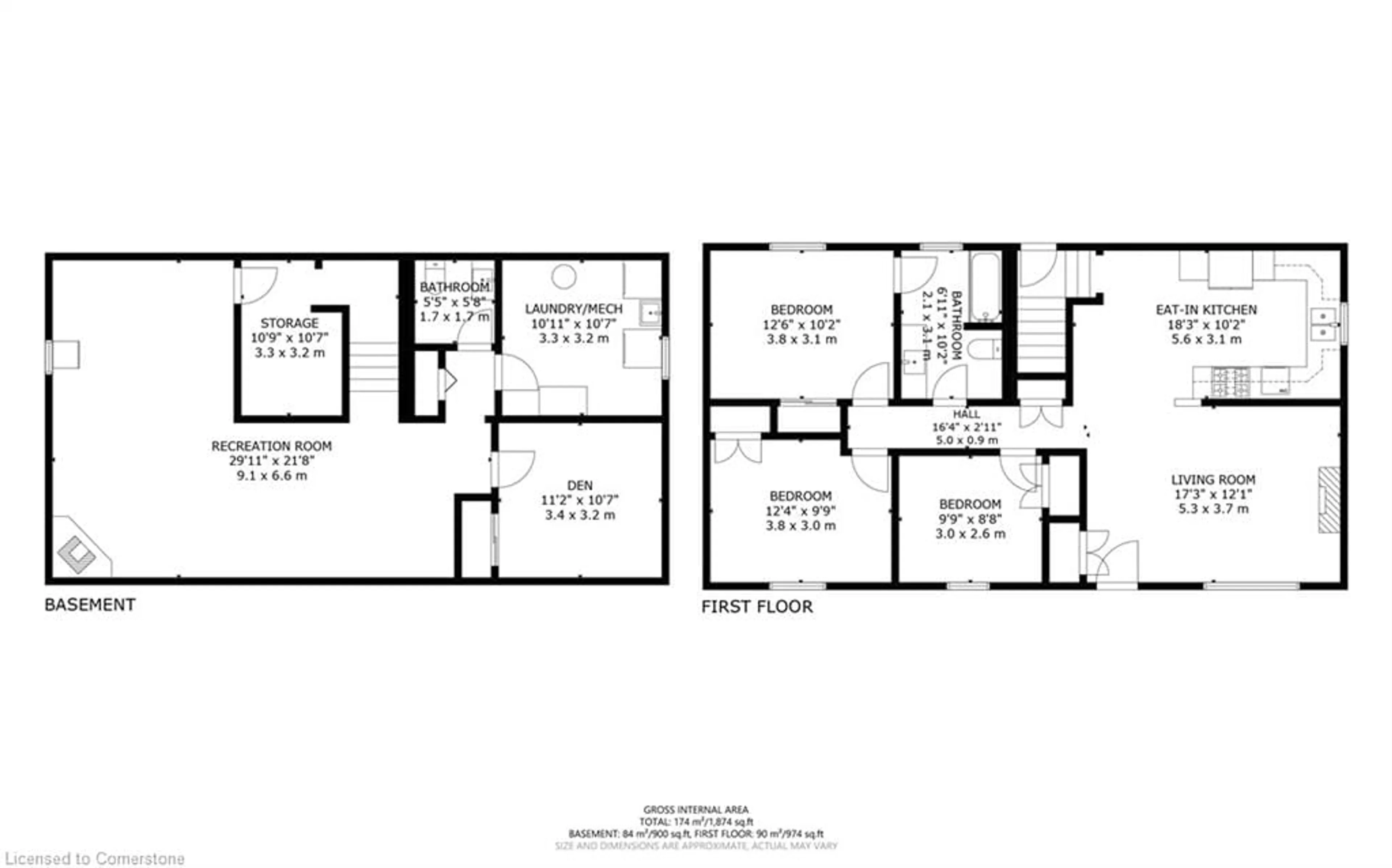 Floor plan for 5 Brant St, Simcoe Ontario N3Y 5G2