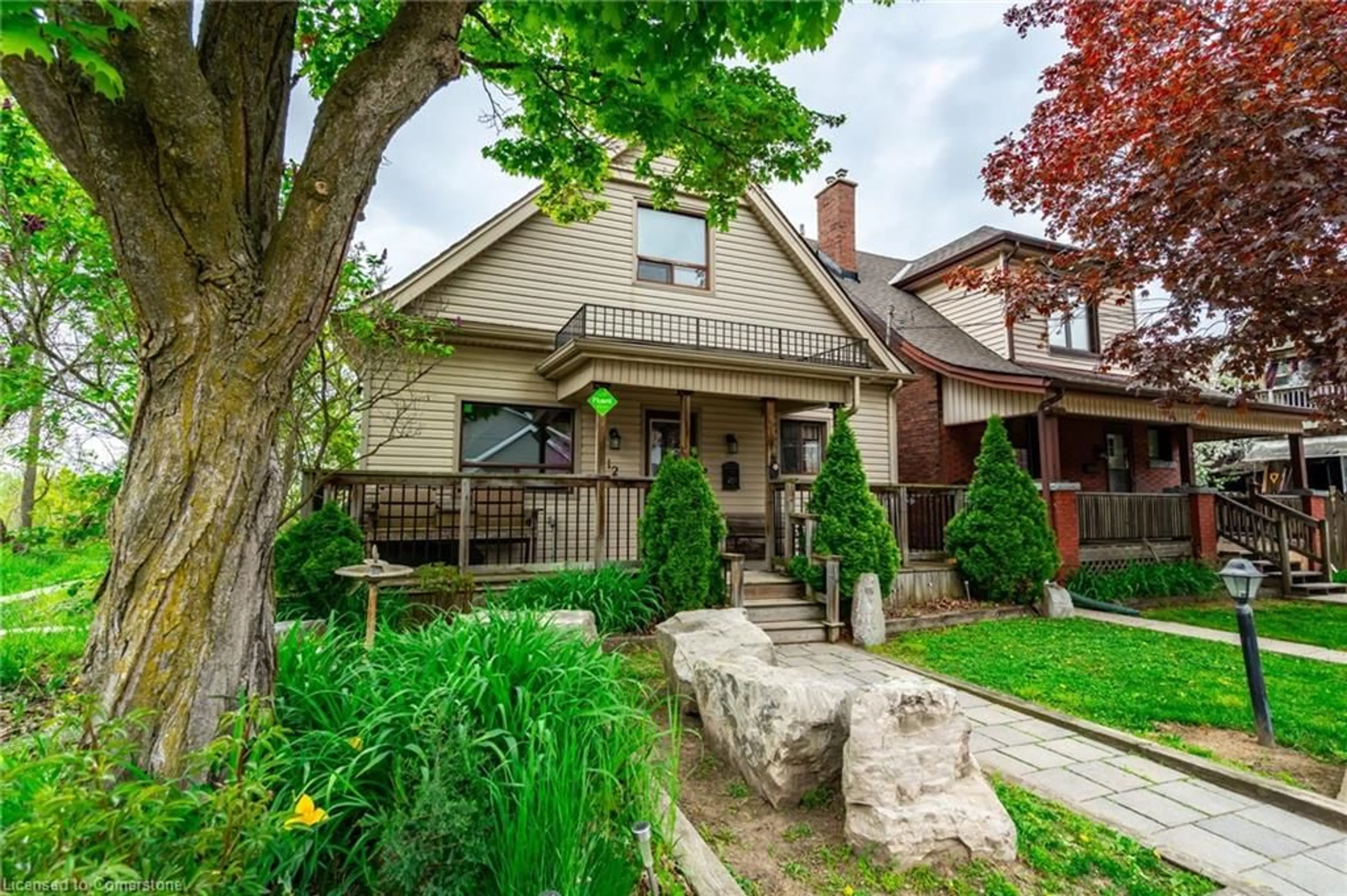 Home with brick exterior material, street for 12 Rossmore Ave, Hamilton Ontario L8P 2N3