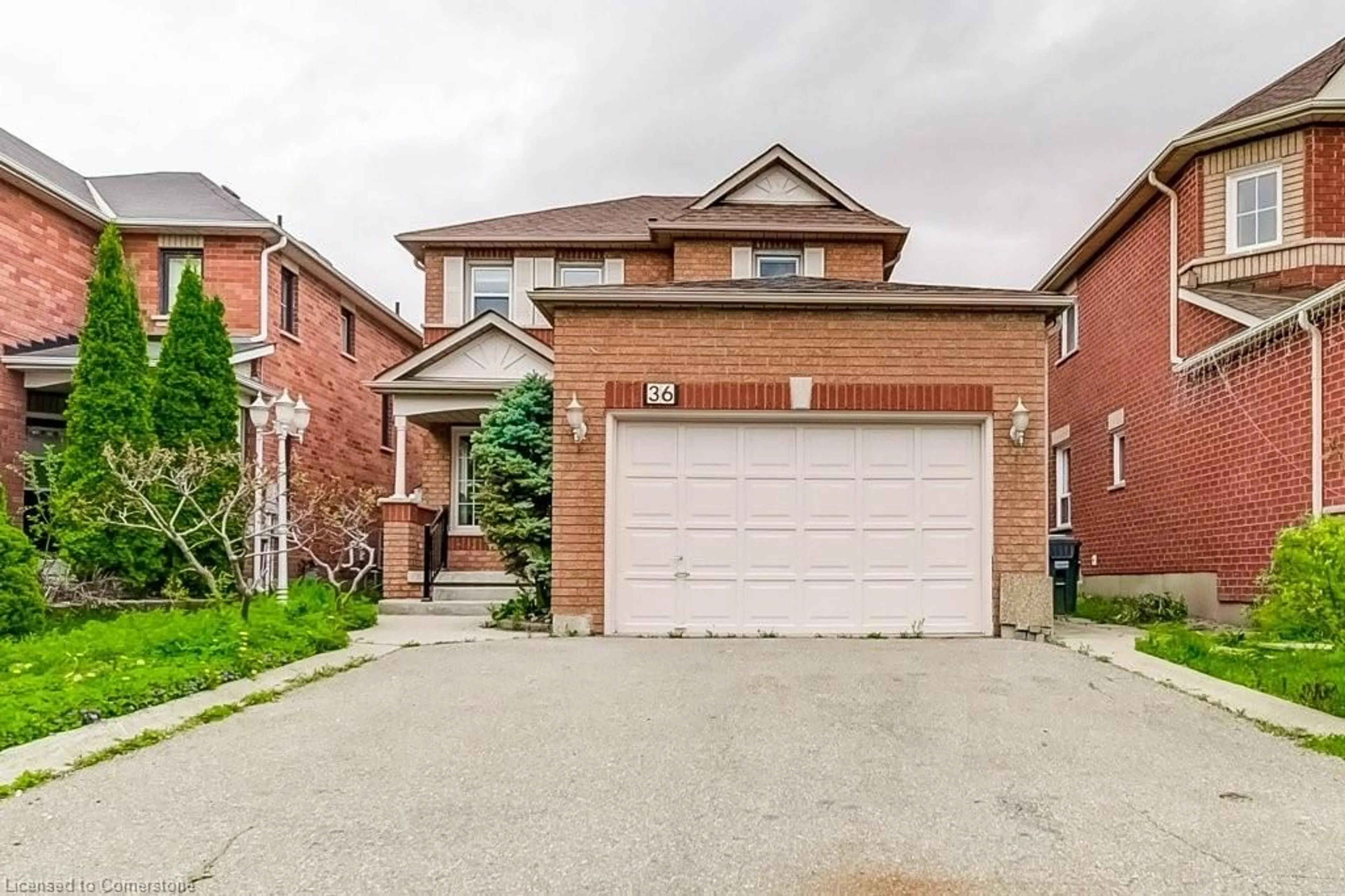 Home with brick exterior material, street for 36 Mapleshade Dr, Brampton Ontario L7A 1J1