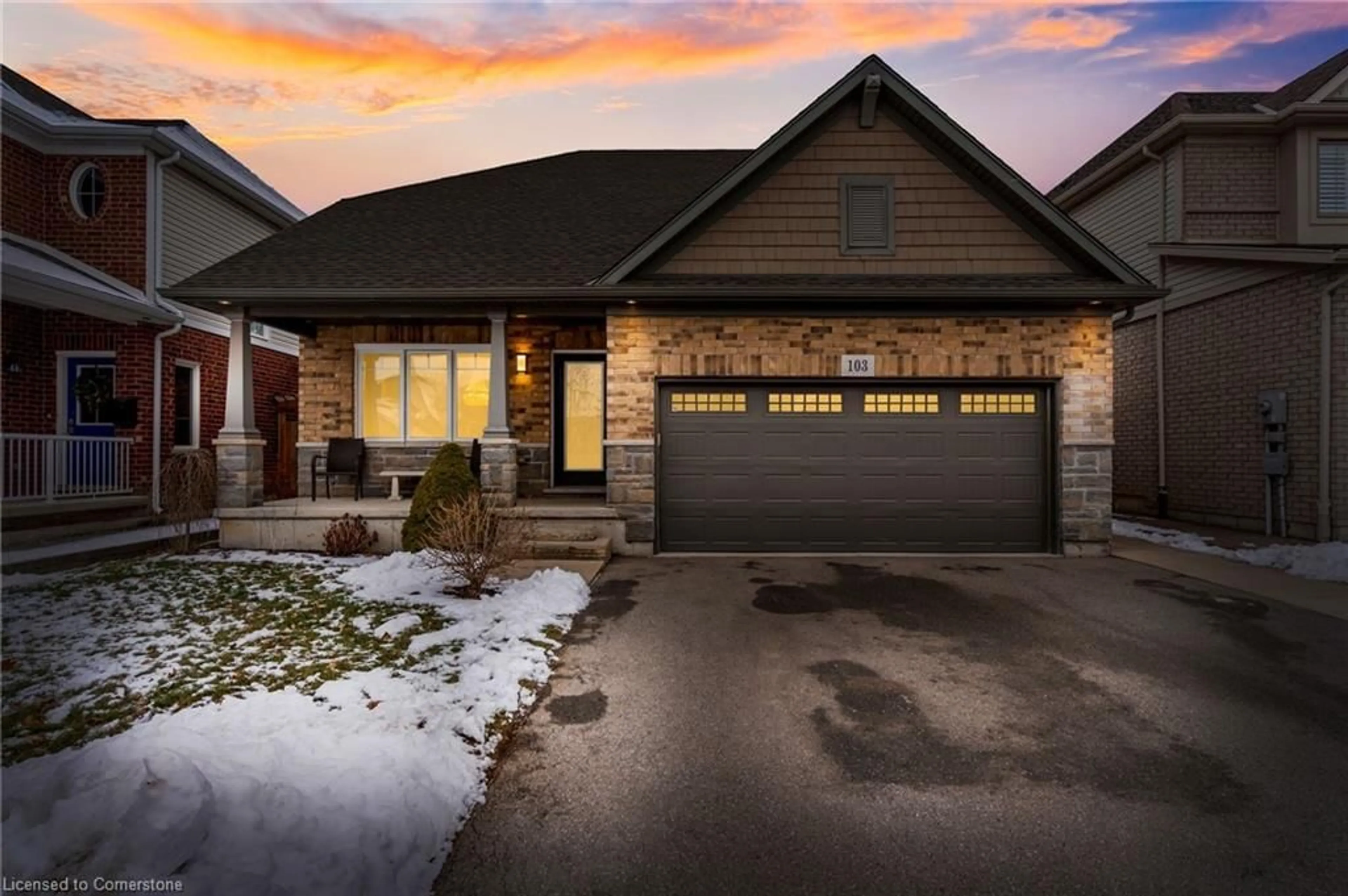 Home with brick exterior material, street for 103 Tuliptree Rd, Thorold Ontario L2V 0A5