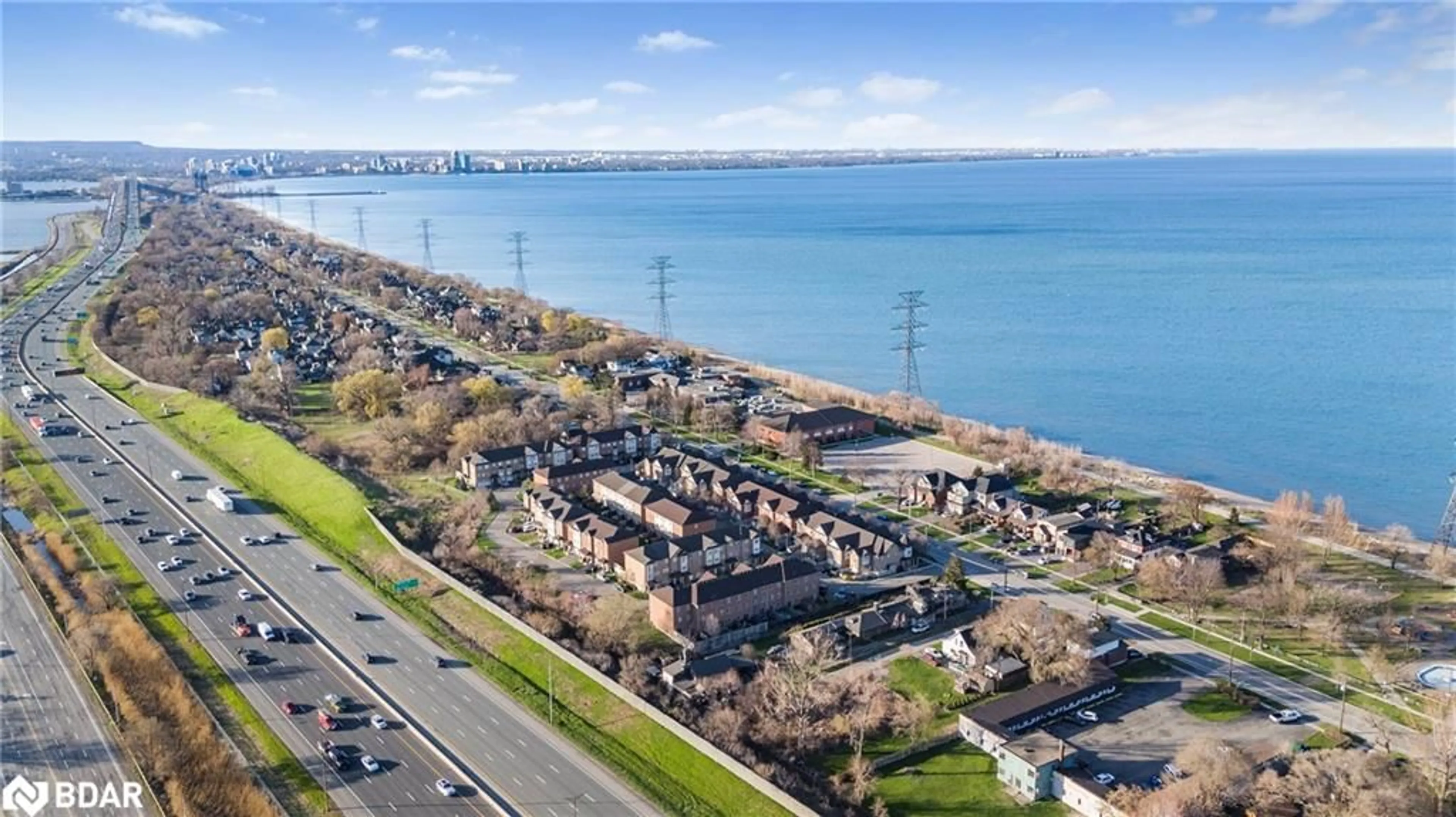 A pic from outside/outdoor area/front of a property/back of a property/a pic from drone, water/lake/river/ocean view for 454 Beach Blvd #20, Hamilton Ontario L8H 6X1