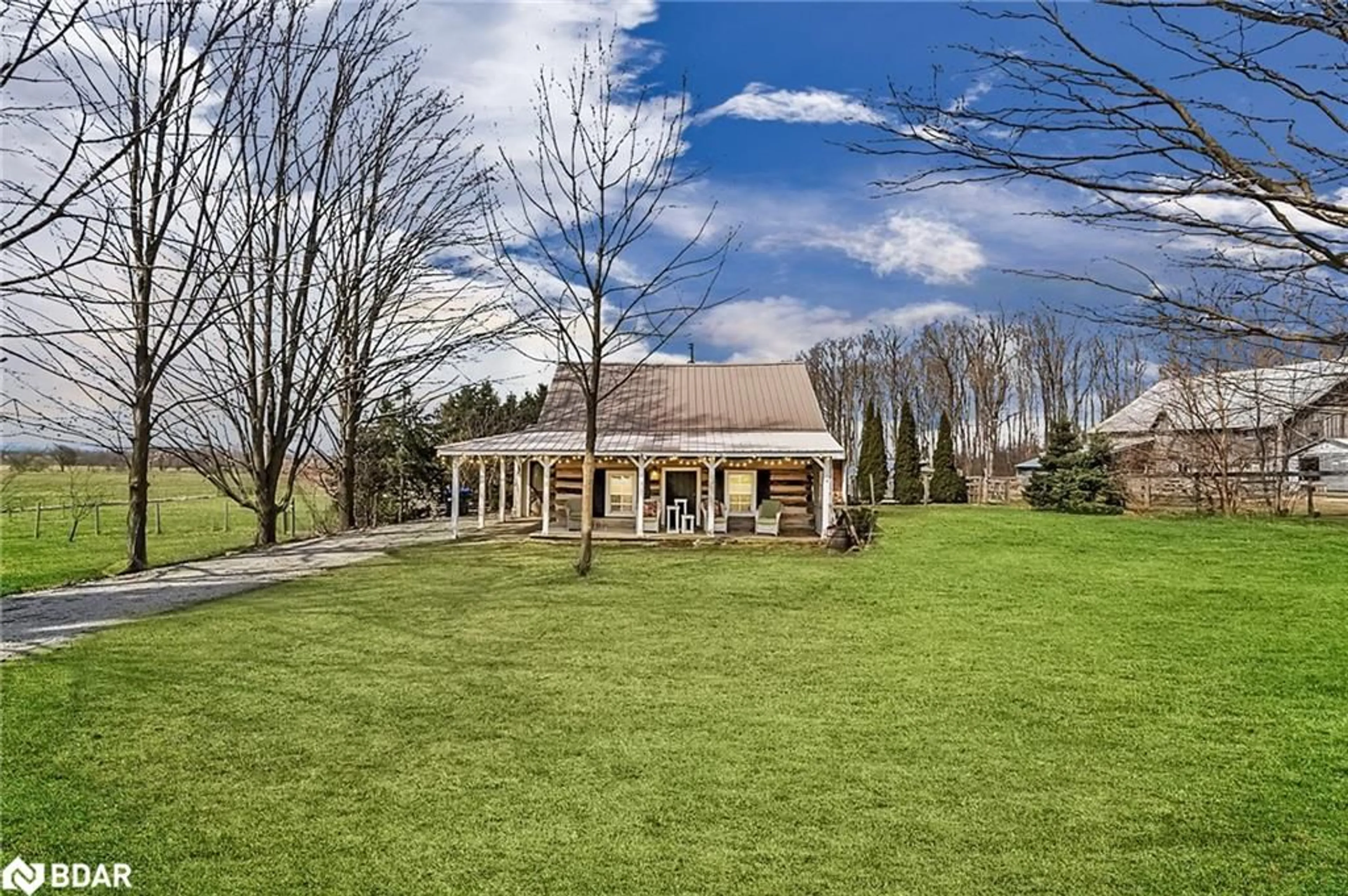 A pic from outside/outdoor area/front of a property/back of a property/a pic from drone, unknown for 1424 Klondike Pk Rd, Stayner Ontario L0M 1S0