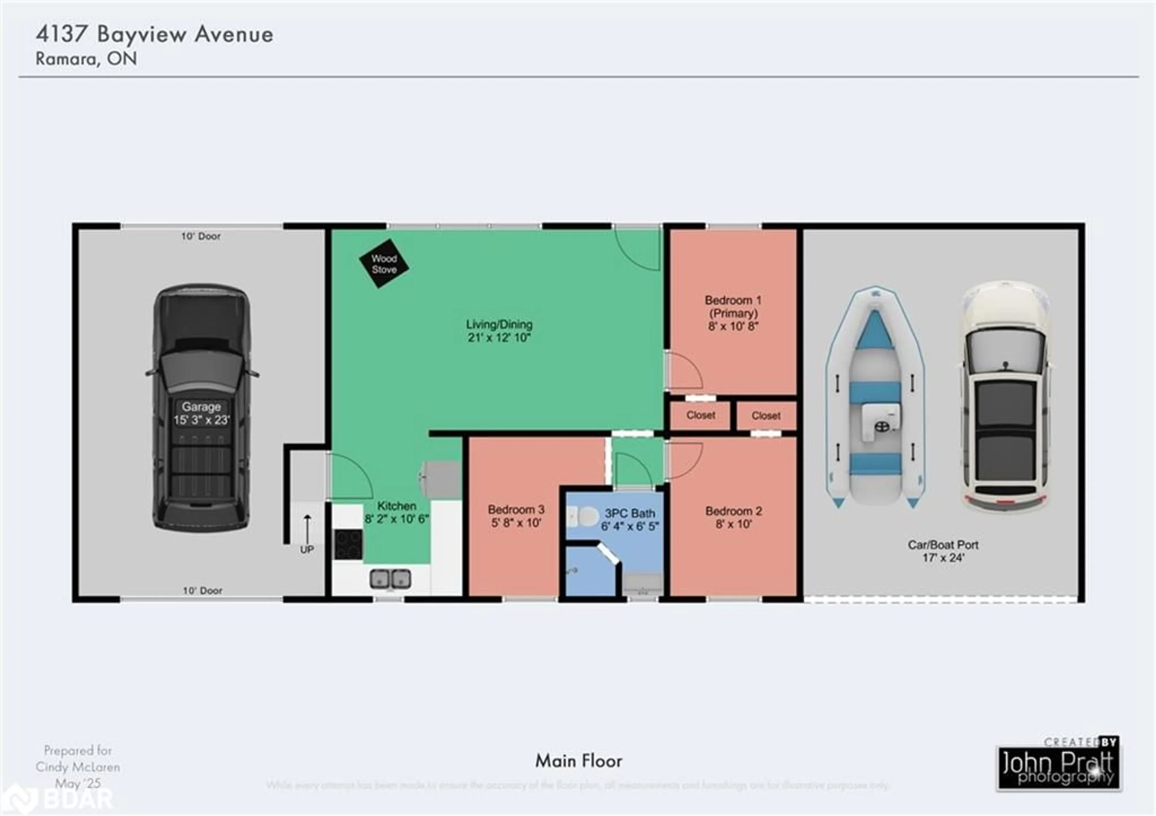 Floor plan for 4137 Bayview Ave, Orillia Ontario L3V 6H7