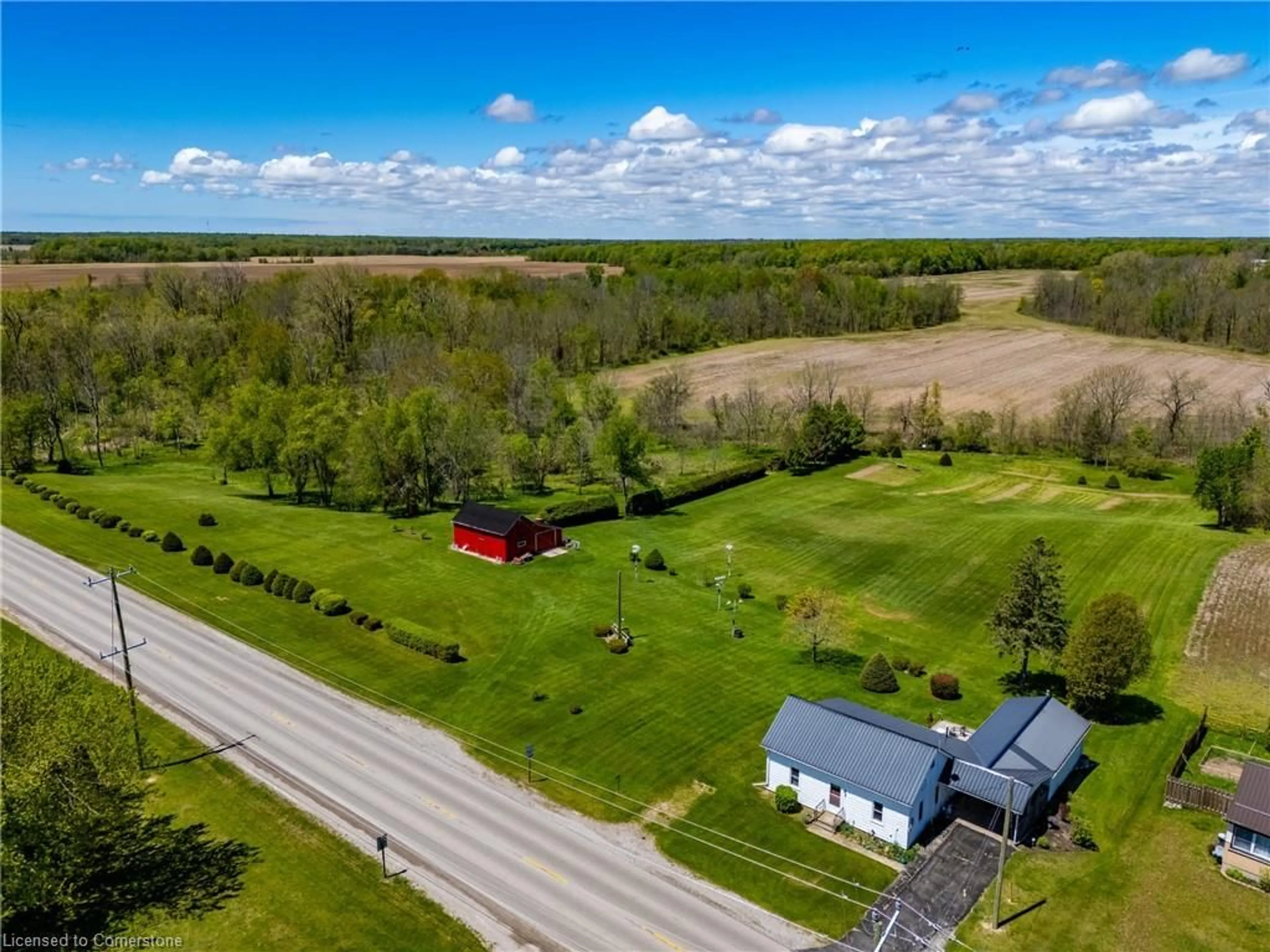 A pic from outside/outdoor area/front of a property/back of a property/a pic from drone, unknown for 4189 Lakeshore Rd, St. Williams Ontario N0E 1P0