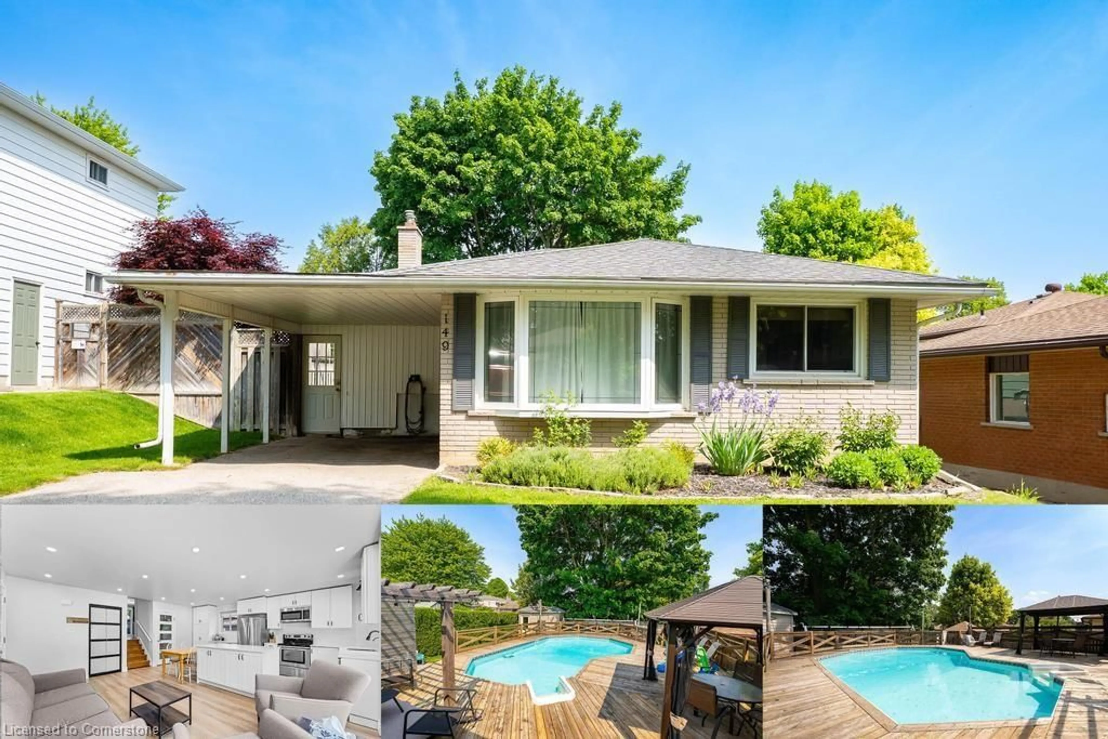 A pic from outside/outdoor area/front of a property/back of a property/a pic from drone, street for 149 Forestwood Dr, Kitchener Ontario N2N 1B7