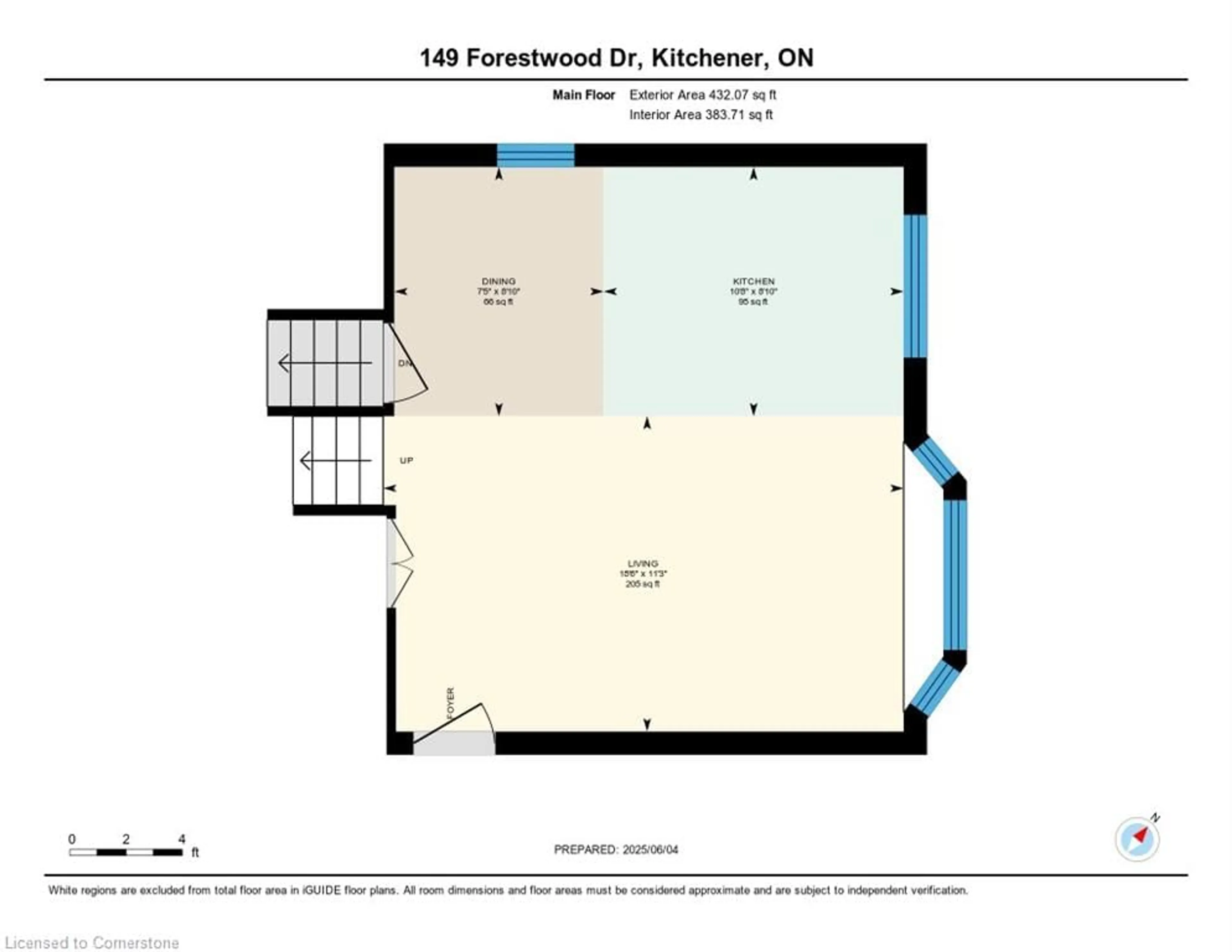 Floor plan for 149 Forestwood Dr, Kitchener Ontario N2N 1B7