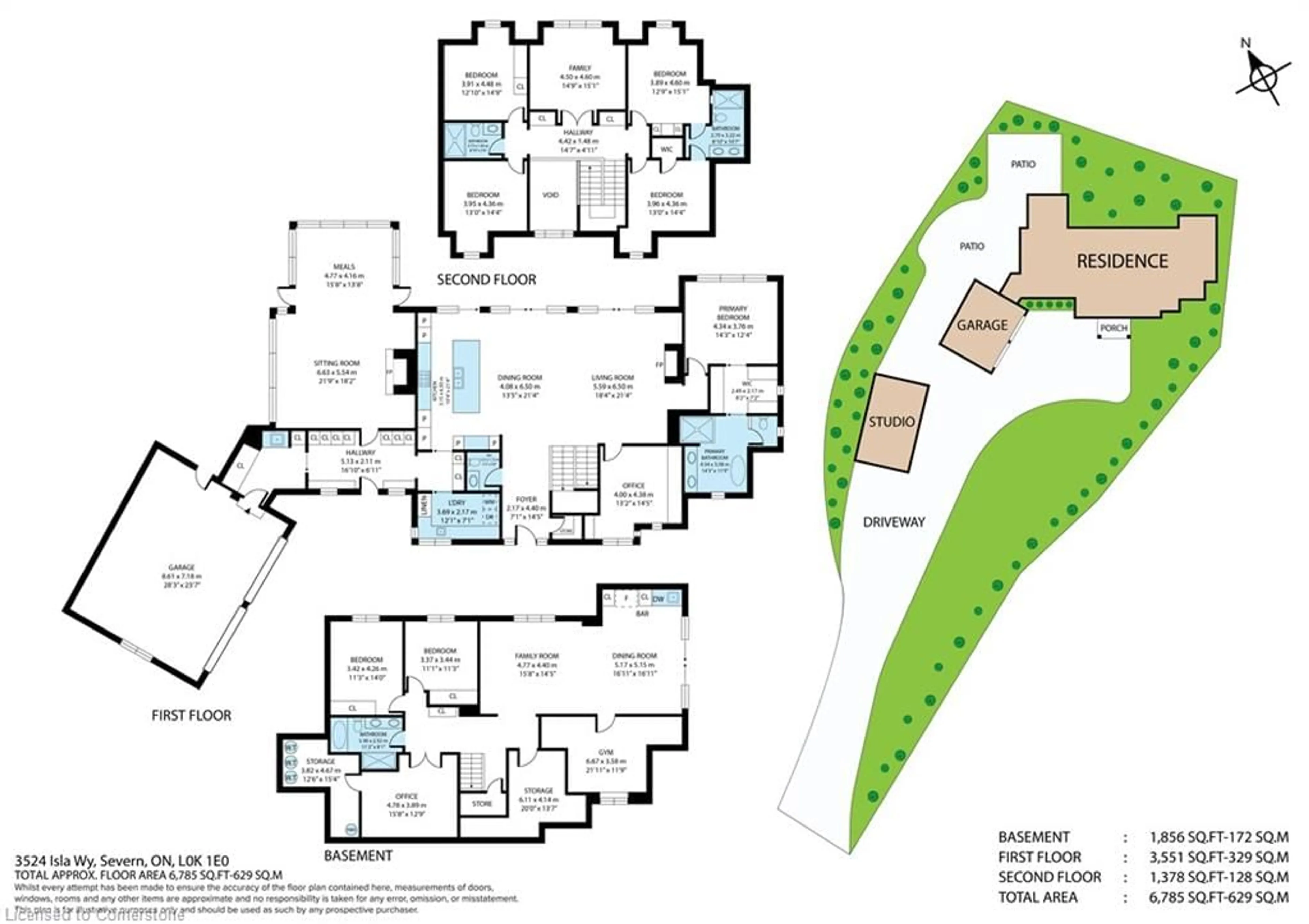 Floor plan for 3524 Isla Way, Port Severn Ontario L0K 1S0