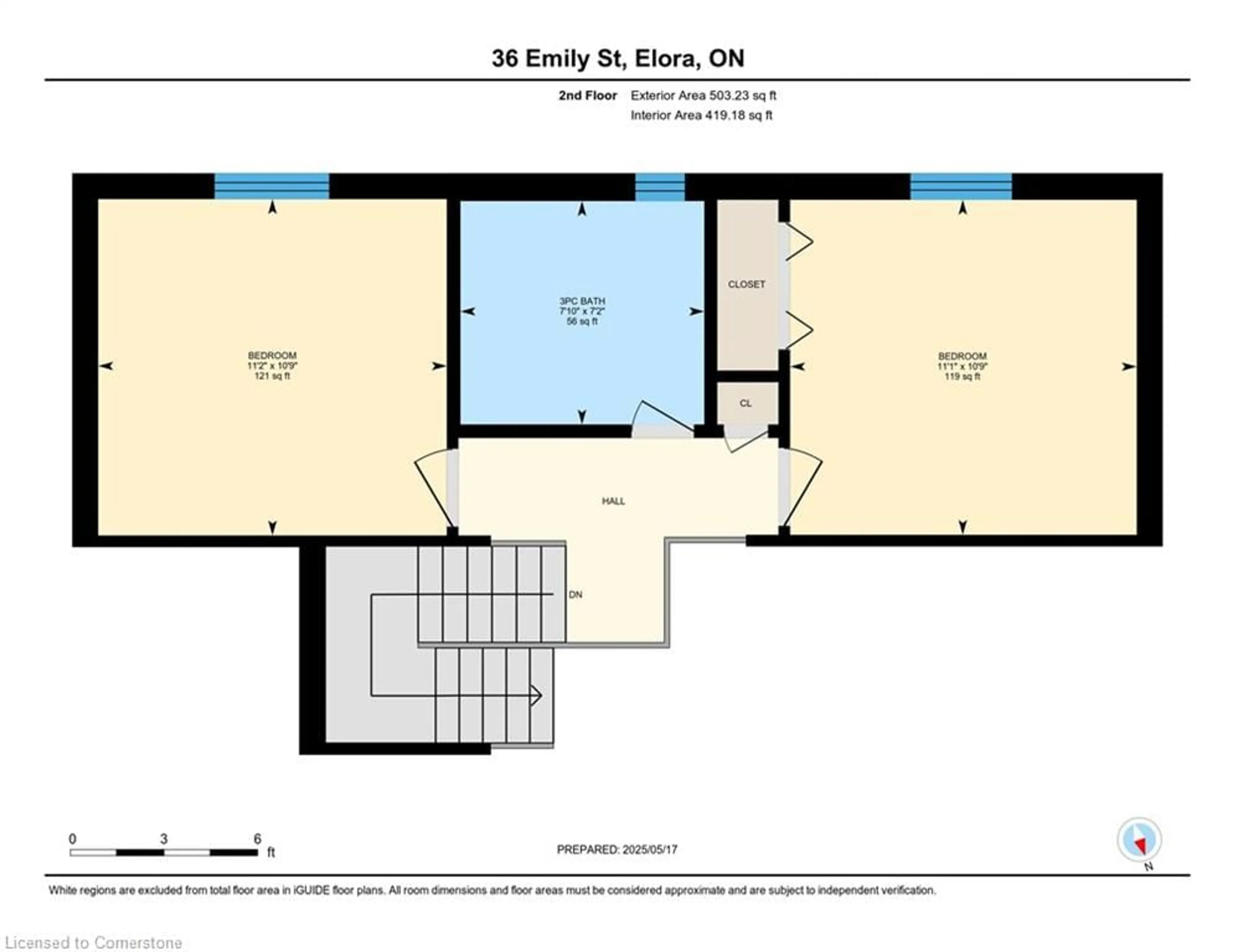Floor plan for 36 Emily Street, Elora Ontario N0B 1S0