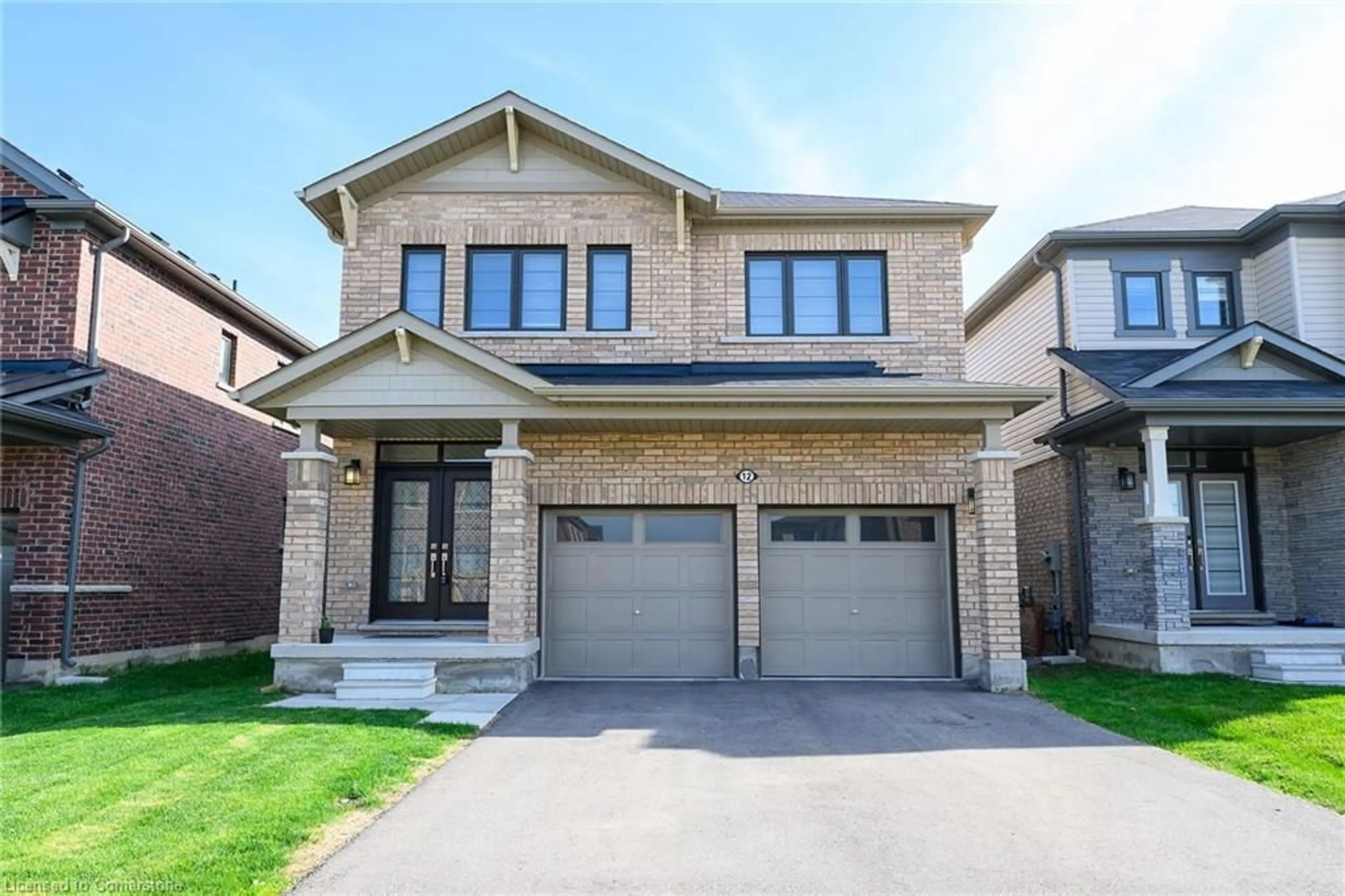 Home with brick exterior material, street for 12 Midhurst Hts, Stoney Creek Ontario L8J 0K9