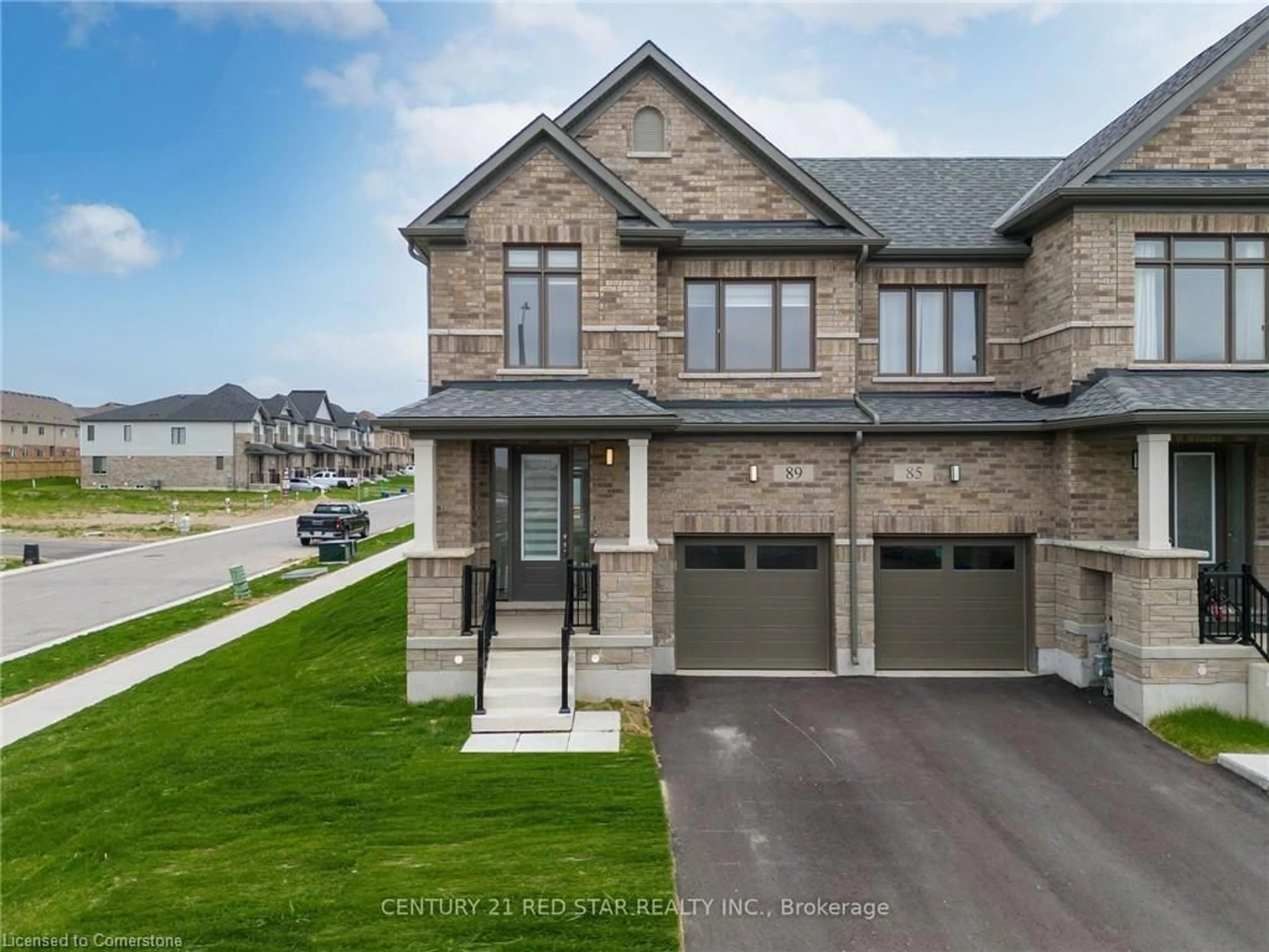 Home with brick exterior material, street for 89 Prince Philip Blvd, Ayr Ontario N0B 1E0