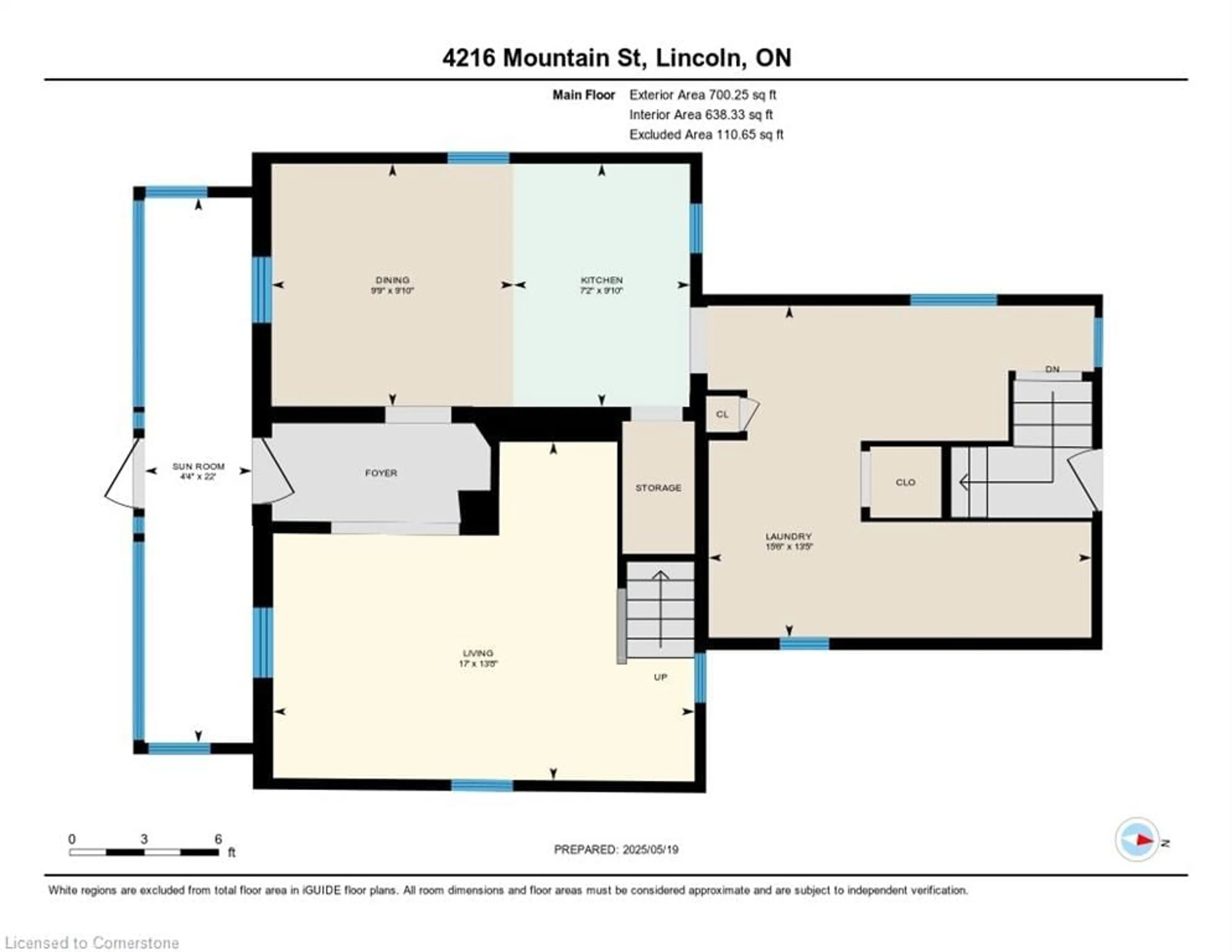 Floor plan for 4216 Mountain St, Beamsville Ontario L0R 1B0