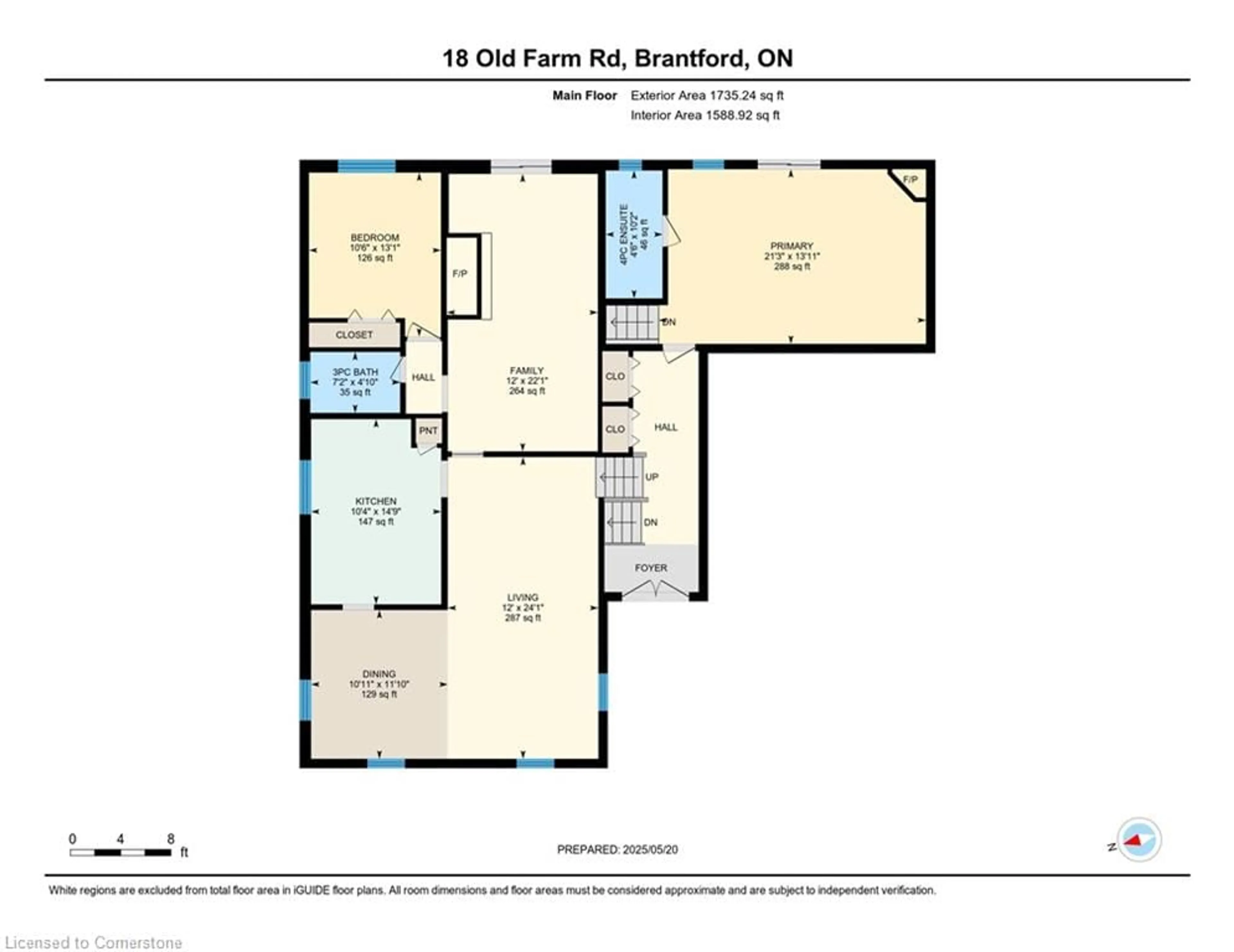 Floor plan for 18 Old Farm Rd, Brantford Ontario N3R 6P5