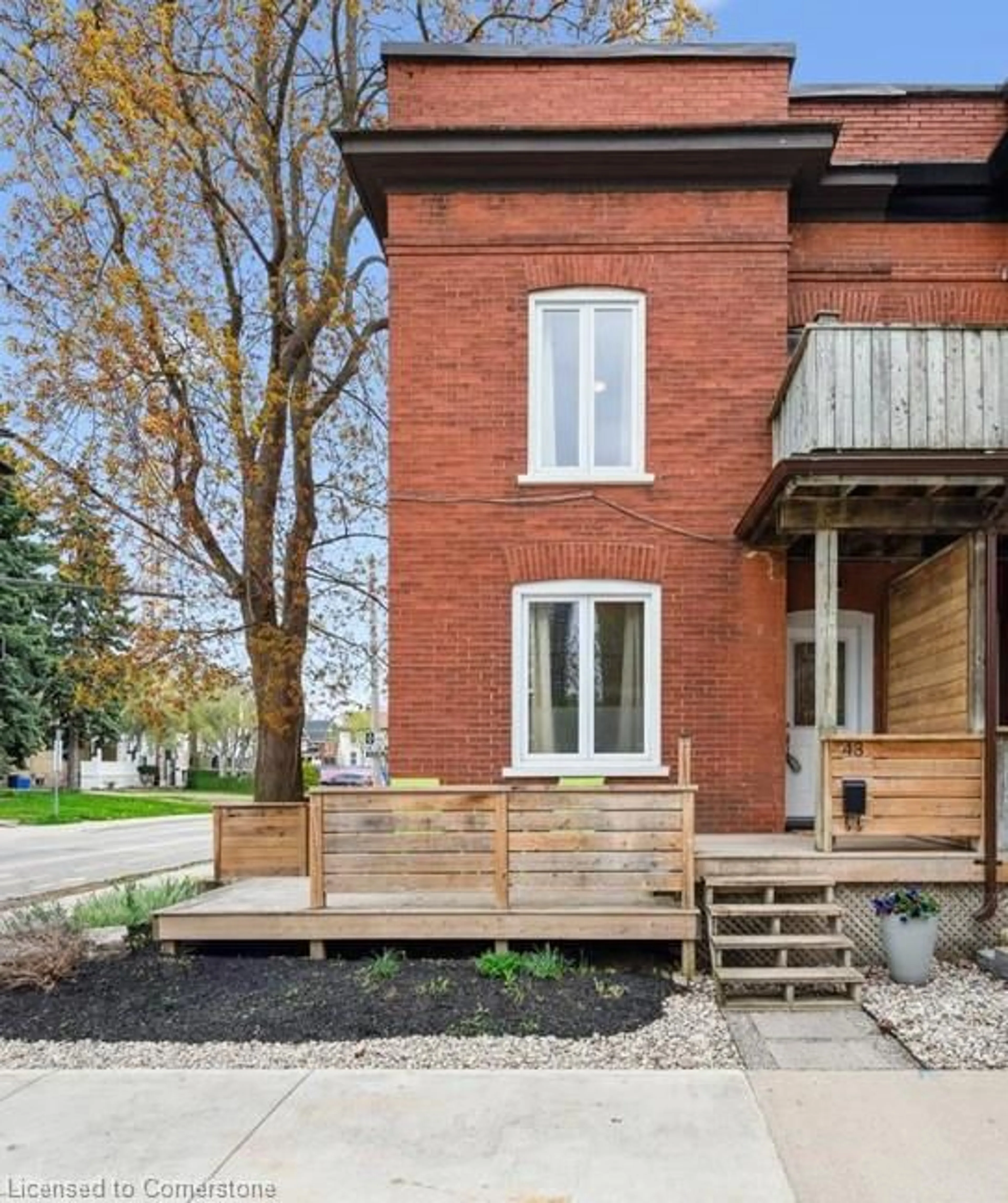 Home with brick exterior material, street for 43 Cedar St, Kitchener Ontario N2H 2W7